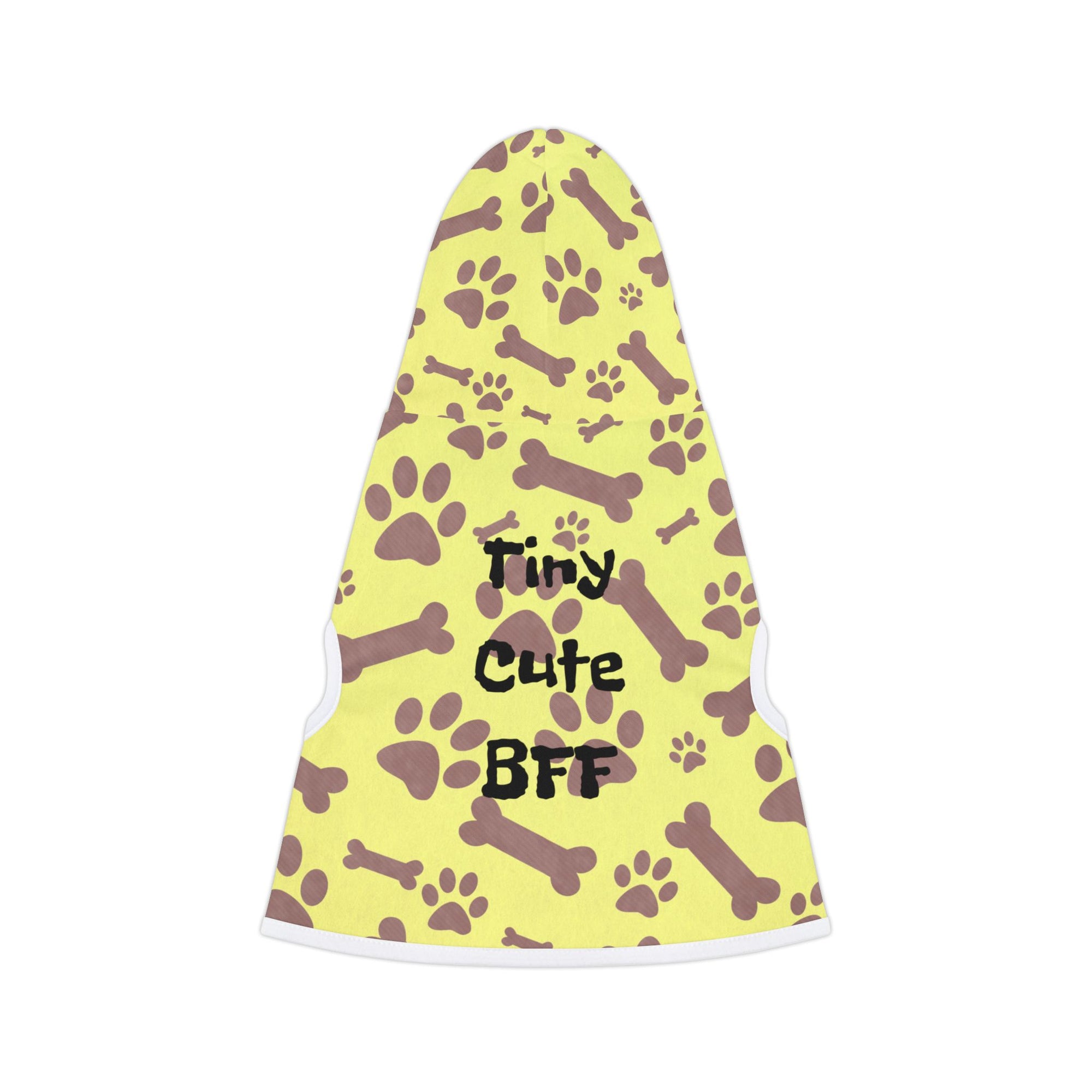 Colorful 'Tiny Cute BFF' Pet Hoodie for Dogs