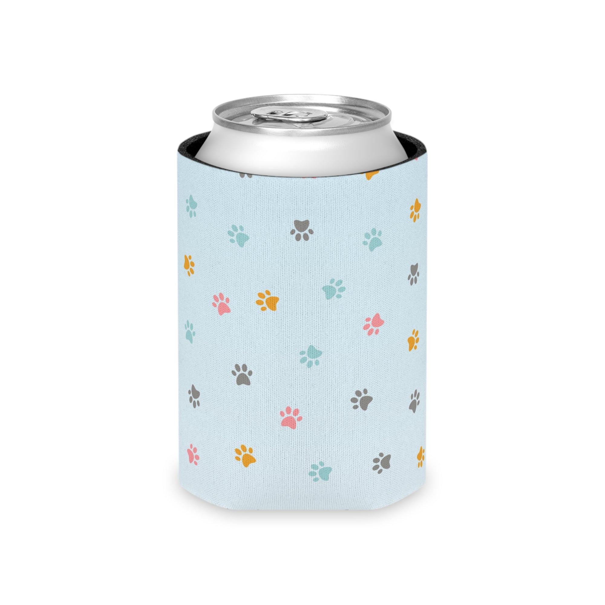 Paw Print Can Cooler
