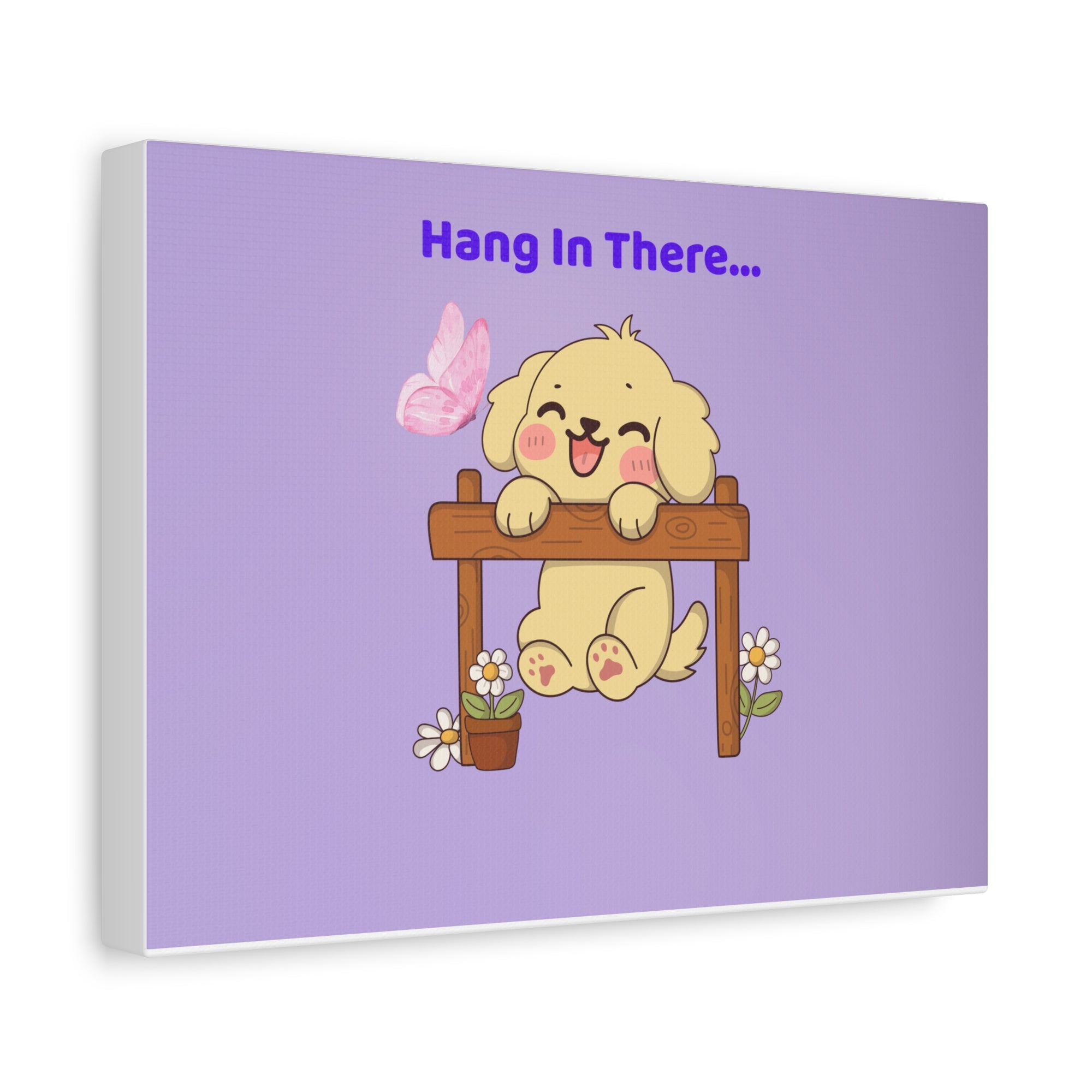 Charming Dog Canvas Print Wall Art