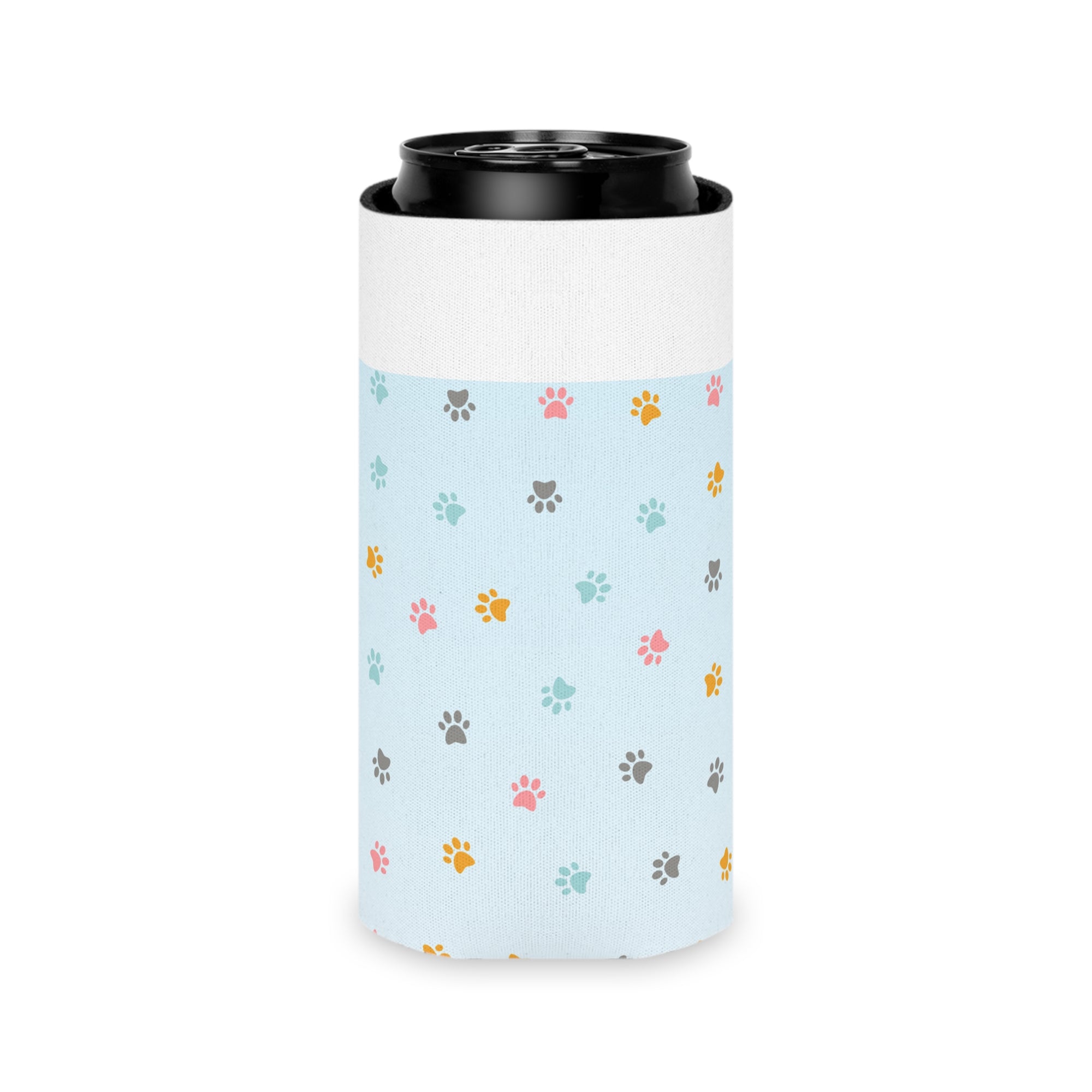 Paw Print Can Cooler