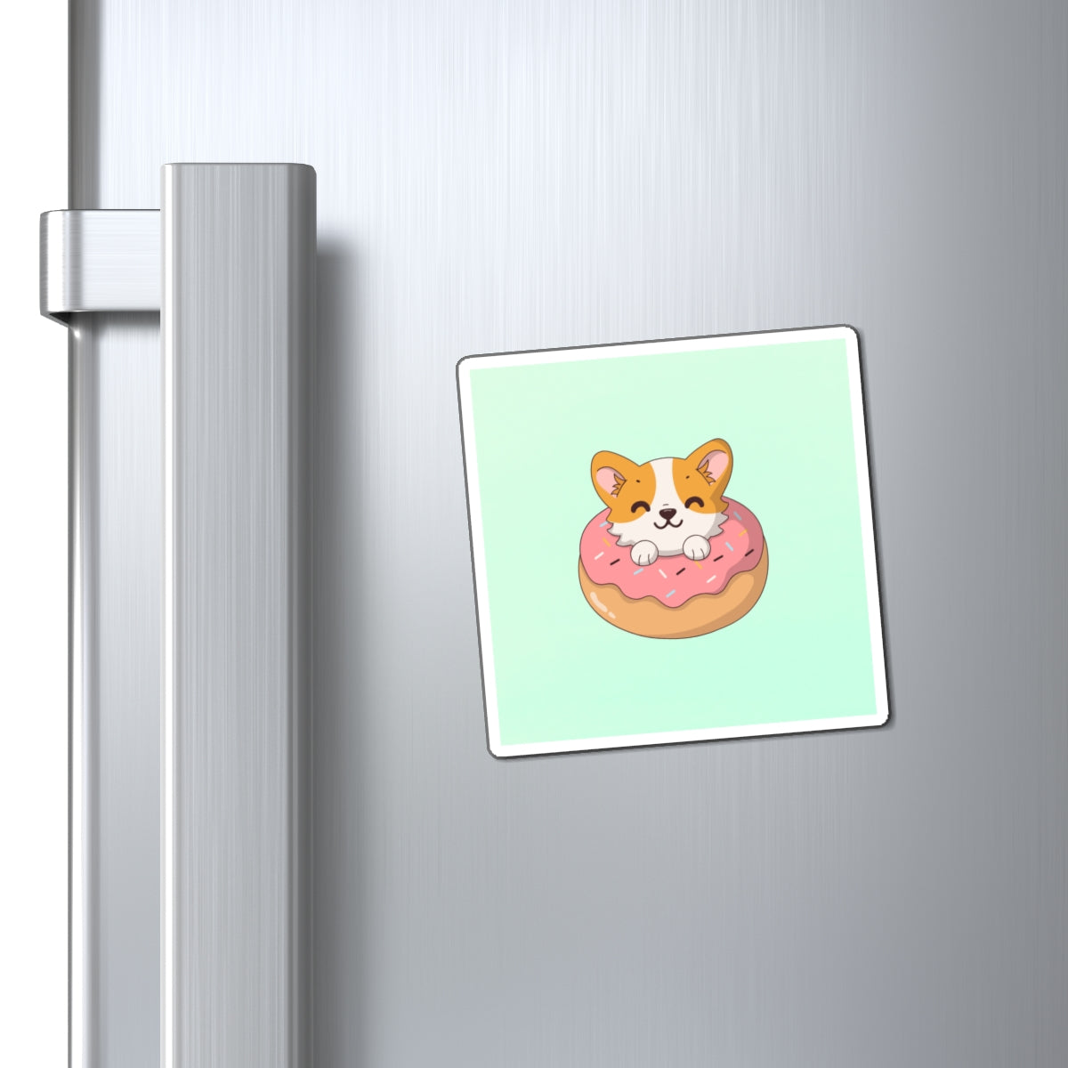 Cute Corgi Donut Magnet