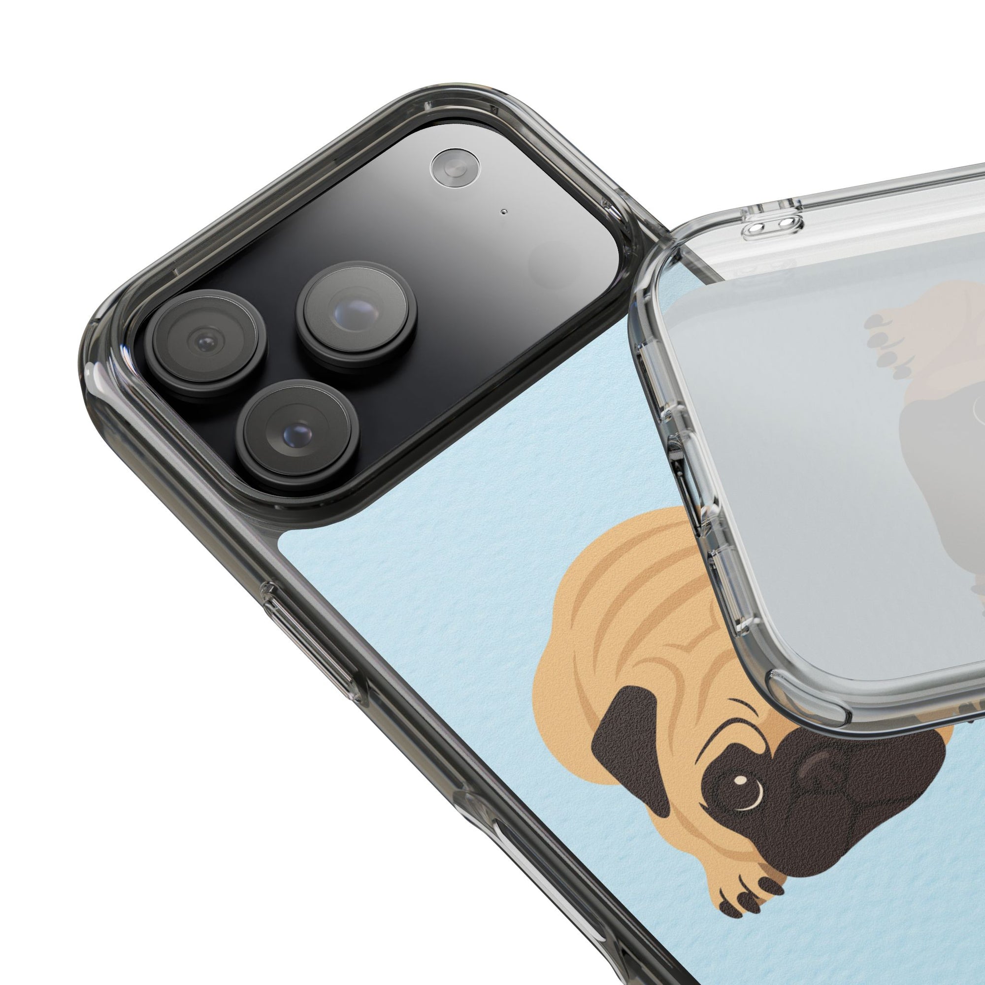 Clear Cute Puppy Impact-Resistant Cases