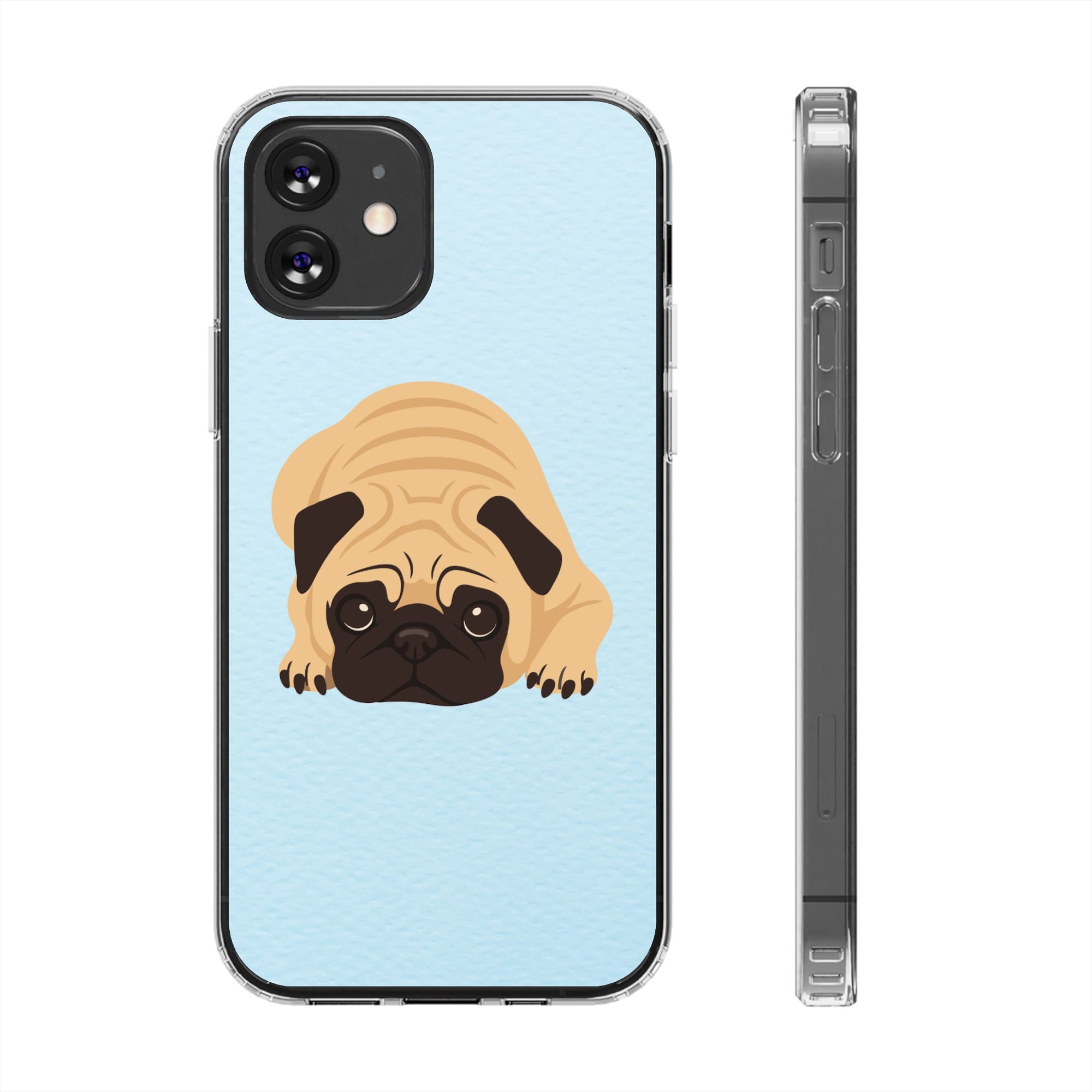 Clear Cute Puppy Impact-Resistant Cases