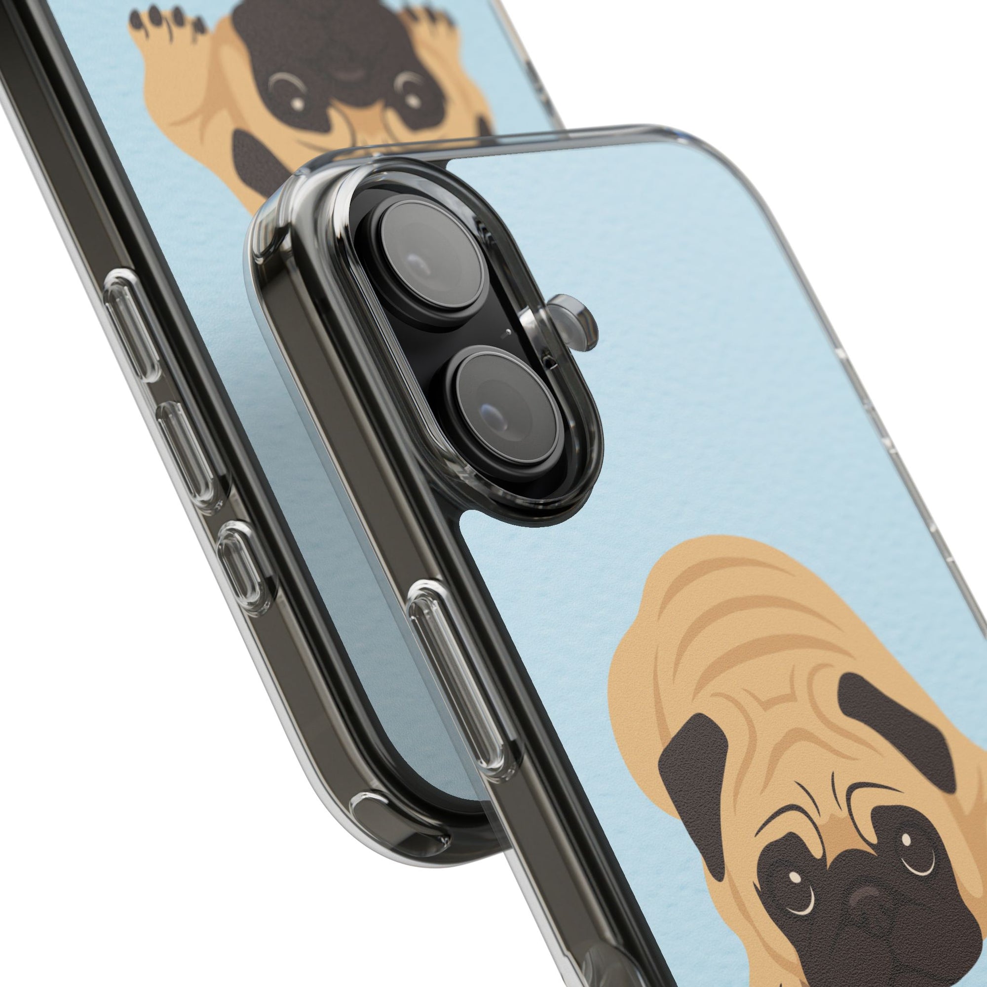 Clear Cute Puppy Impact-Resistant Cases