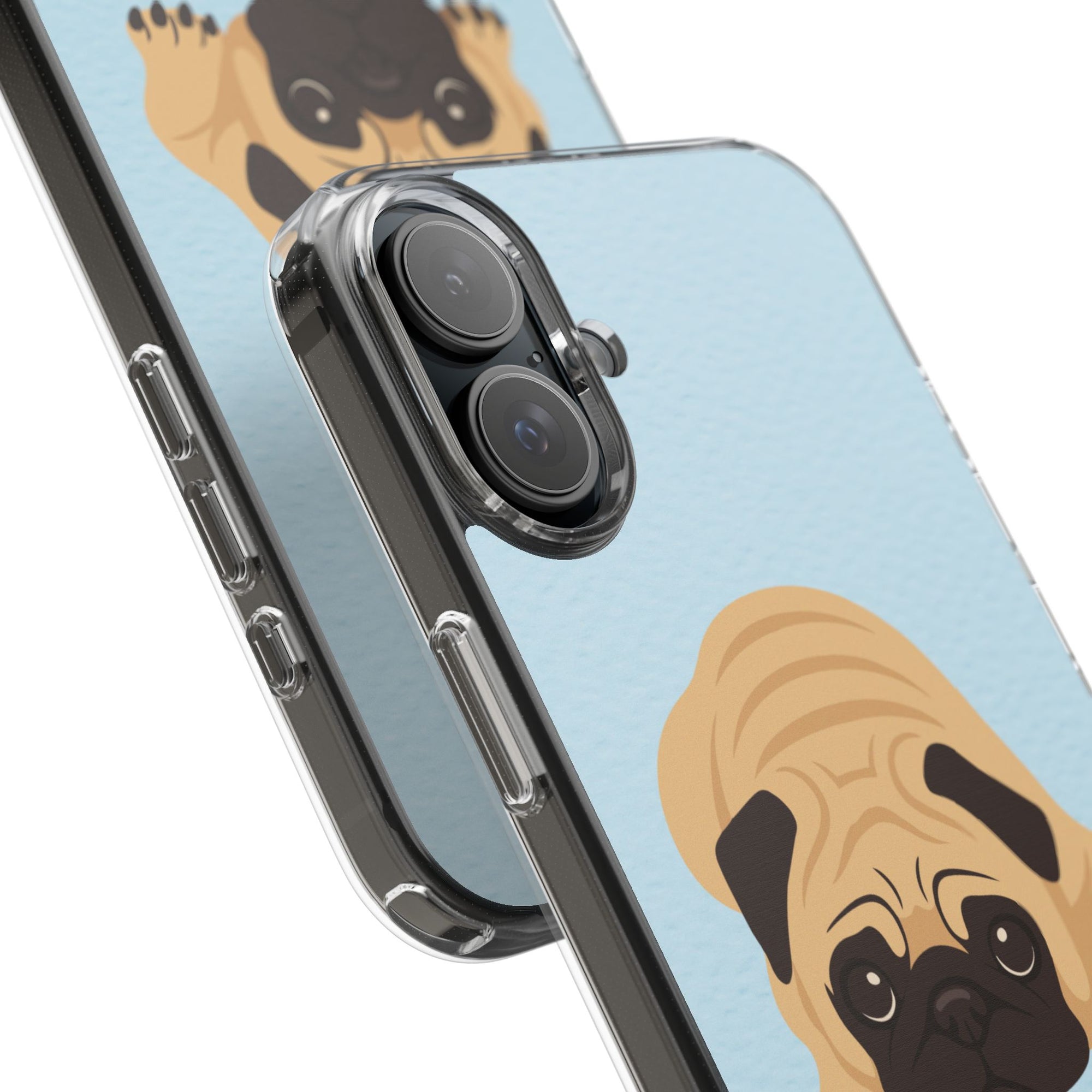 Clear Cute Puppy Impact-Resistant Cases