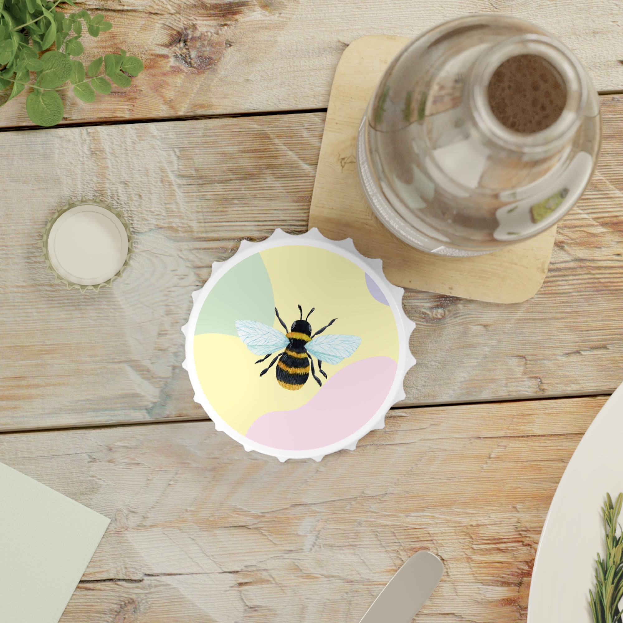 Bee-Themed Bottle Opener