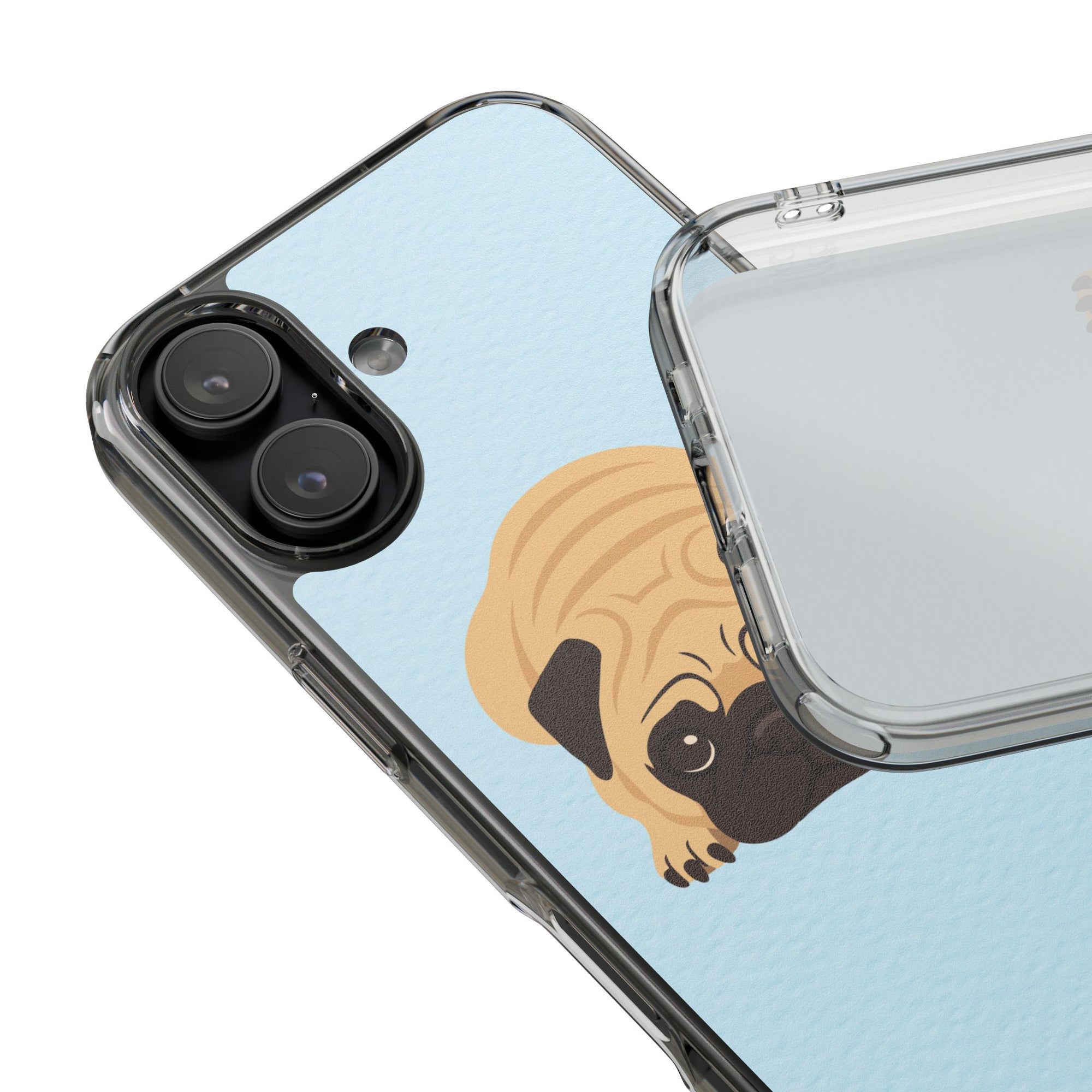 Clear Cute Puppy Impact-Resistant Cases