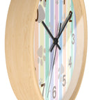 Paw Print Wall Clock