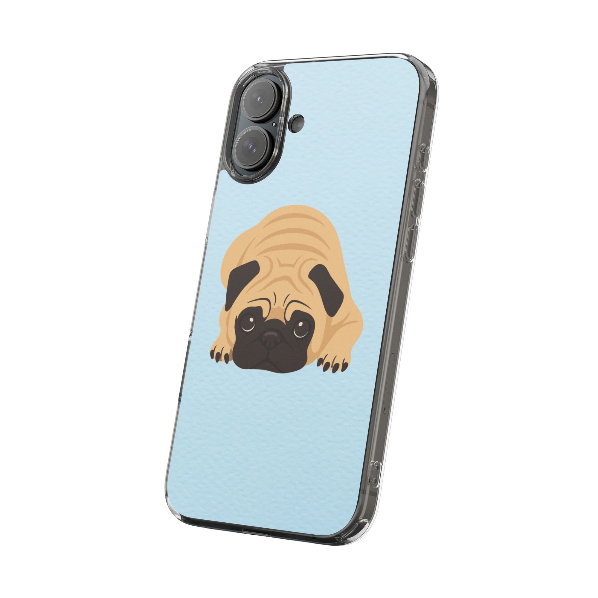 Clear Cute Puppy Impact-Resistant Cases