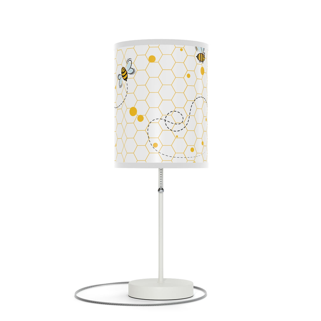 Chic Bee-Themed Table Lamp