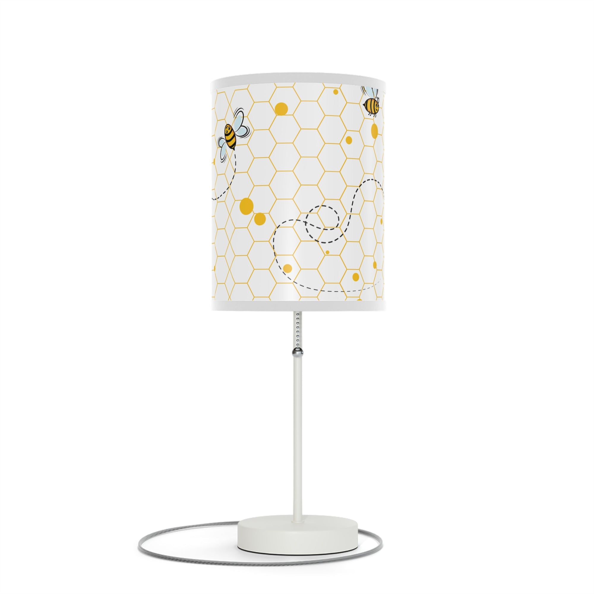 Chic Bee-Themed Table Lamp