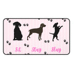 Charming Dog Themed Desk Mat