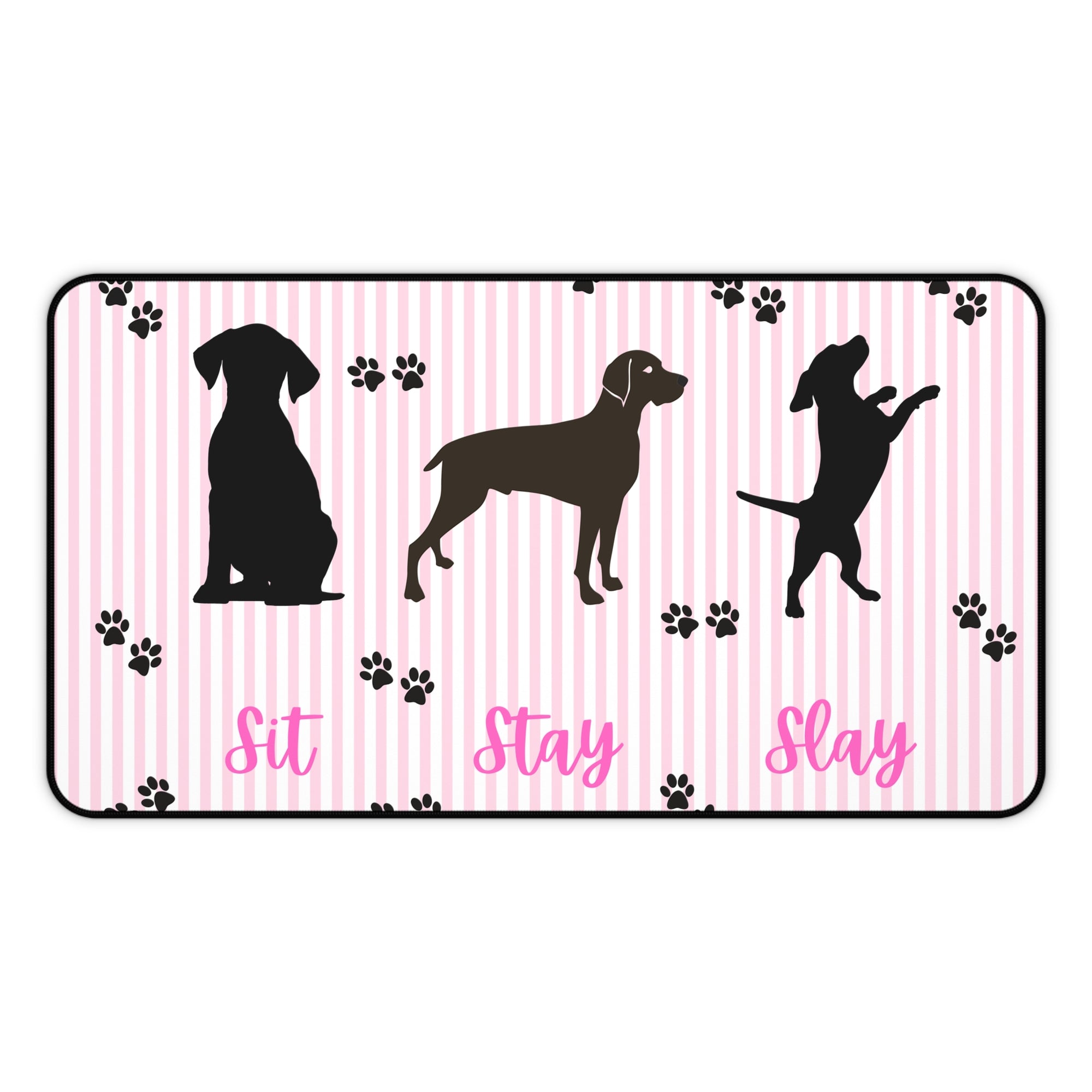 Charming Dog Themed Desk Mat