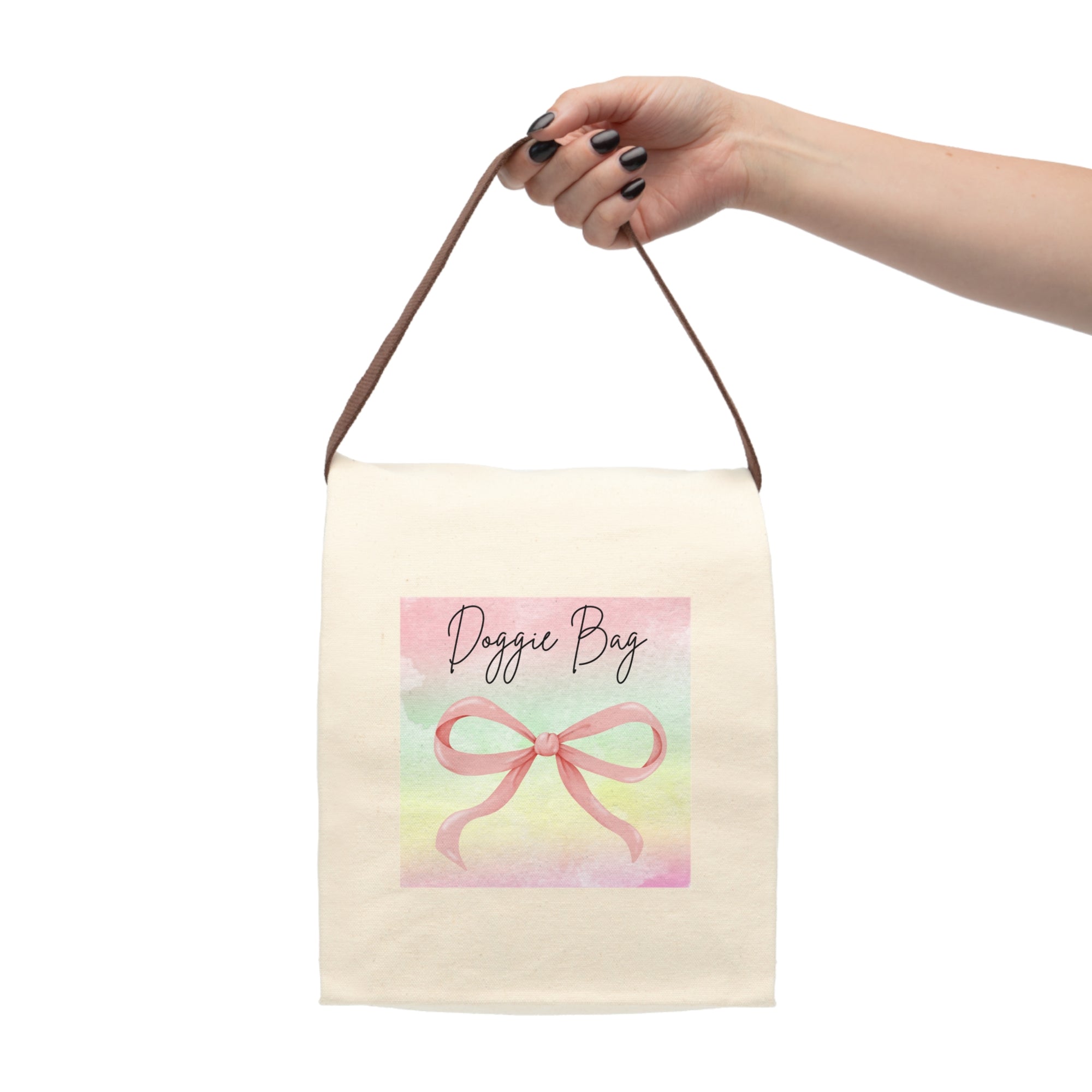 Canvas Lunch Bag With Strap