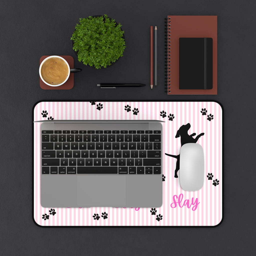 Charming Dog Themed Desk Mat