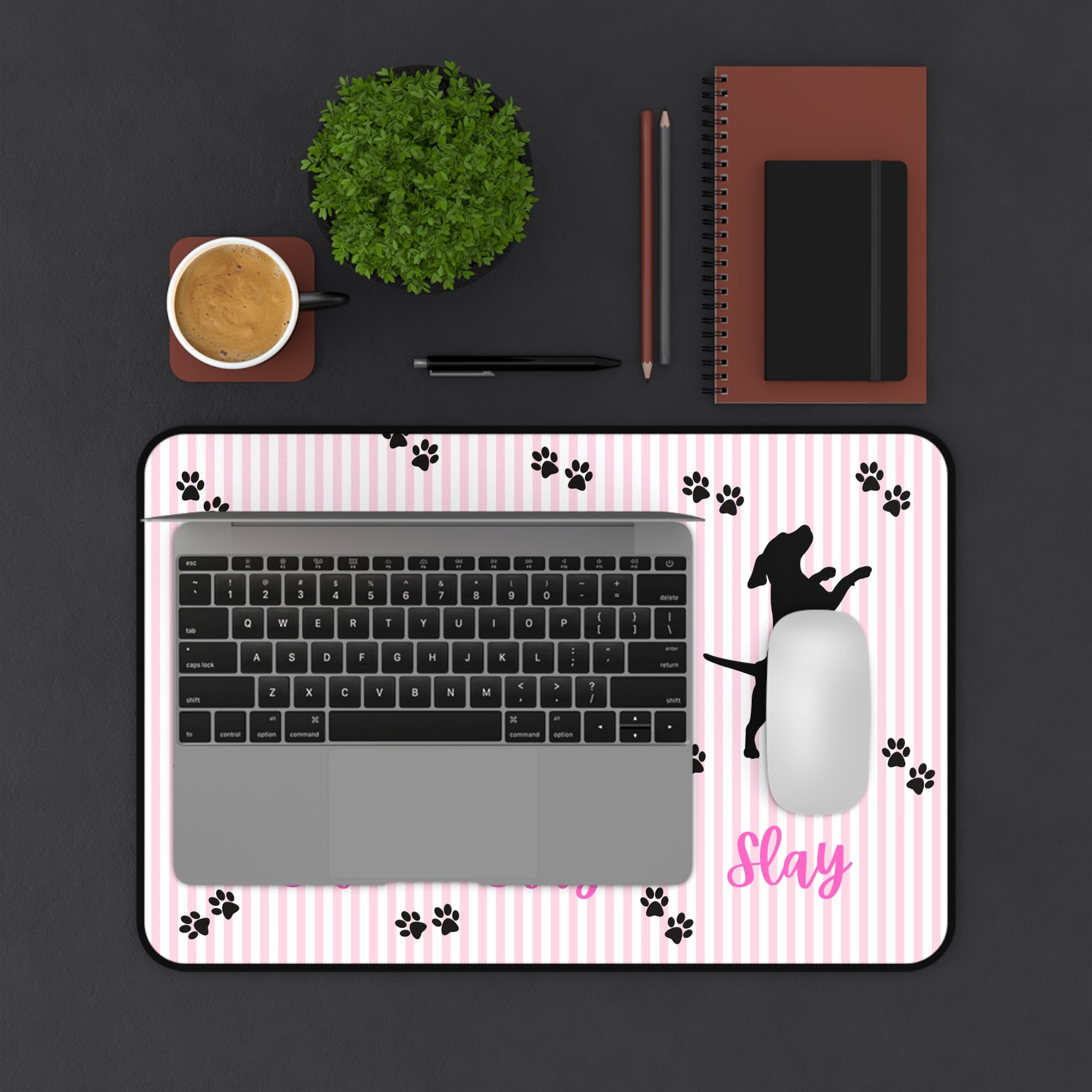 Charming Dog Themed Desk Mat