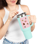 Cute Pet-Themed Insulated Travel Mug, 40oz