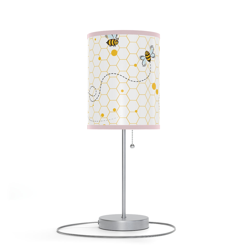 Chic Bee-Themed Table Lamp