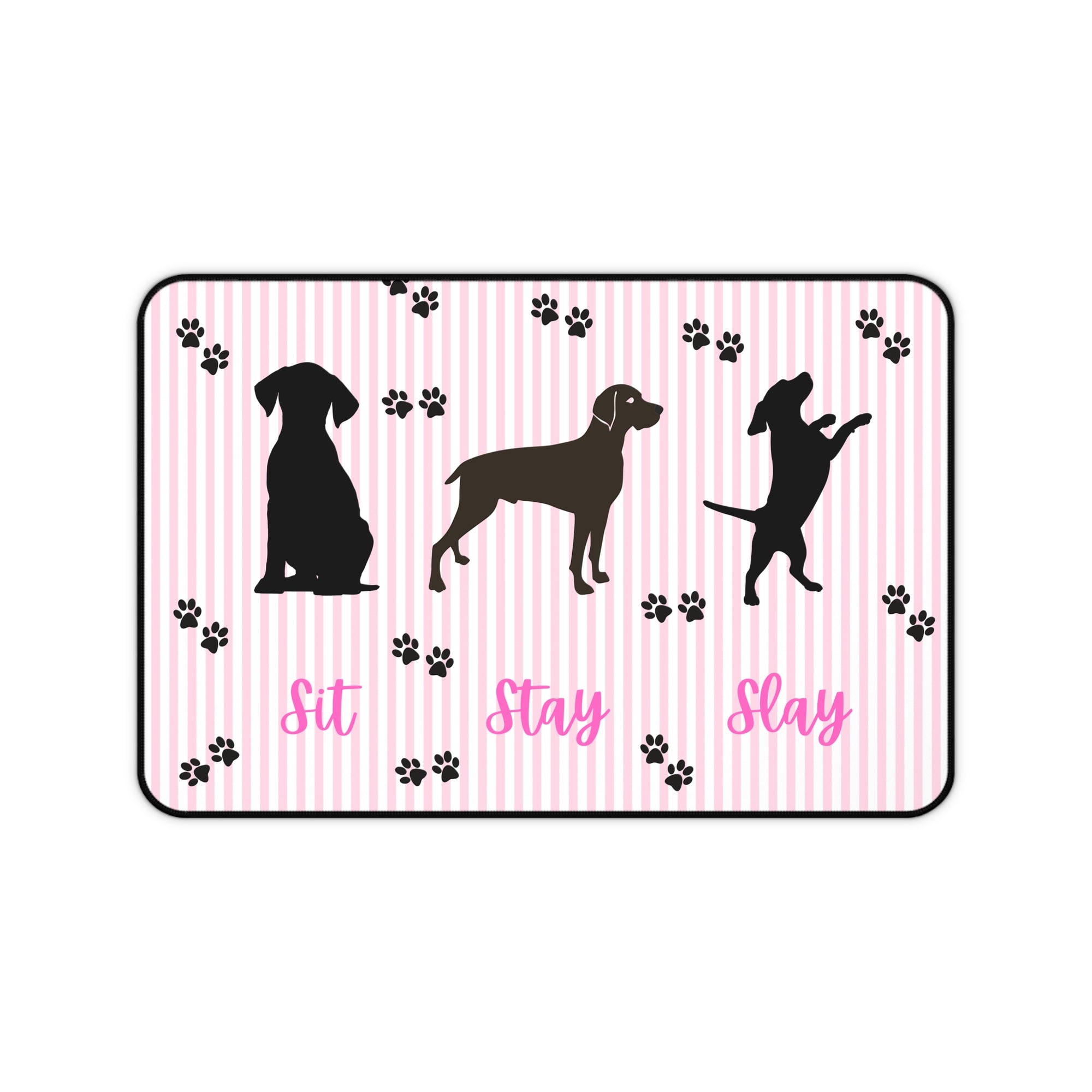 Charming Dog Themed Desk Mat