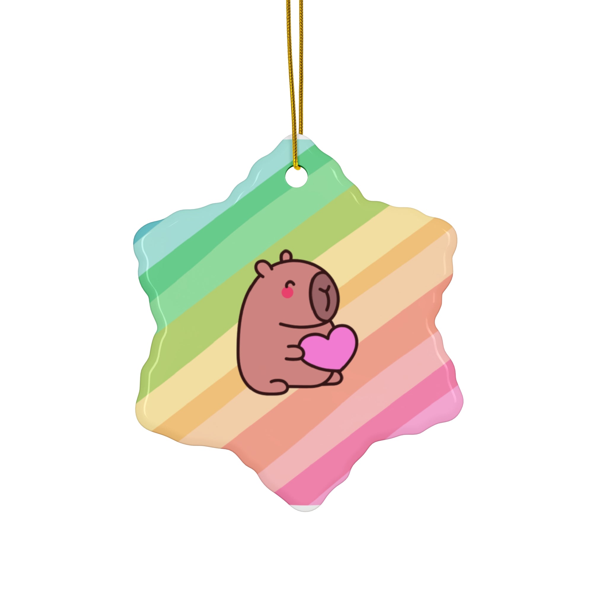 Cappybara or Customize Ceramic Ornament