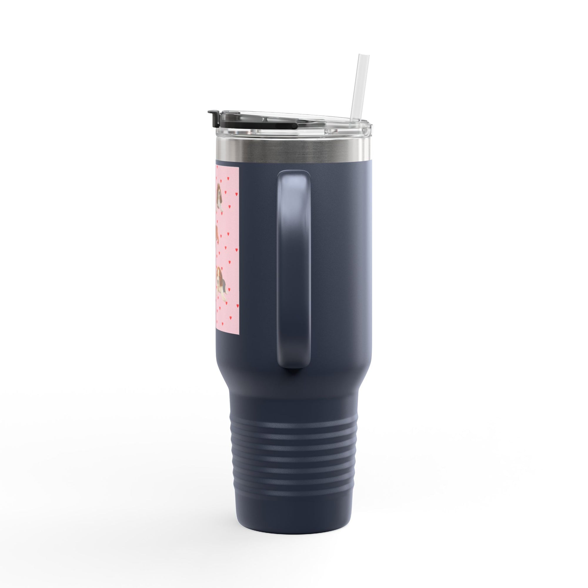 Cute Pet-Themed Insulated Travel Mug, 40oz