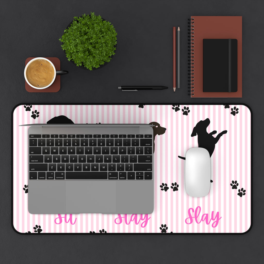 Charming Dog Themed Desk Mat