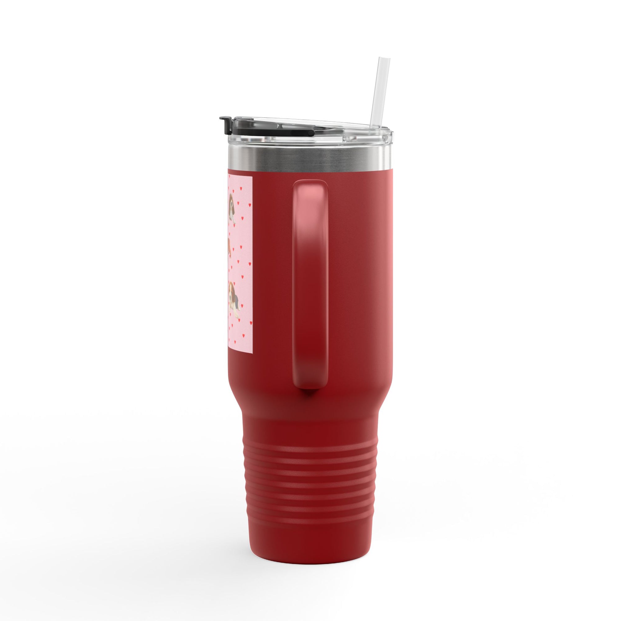 Cute Pet-Themed Insulated Travel Mug, 40oz