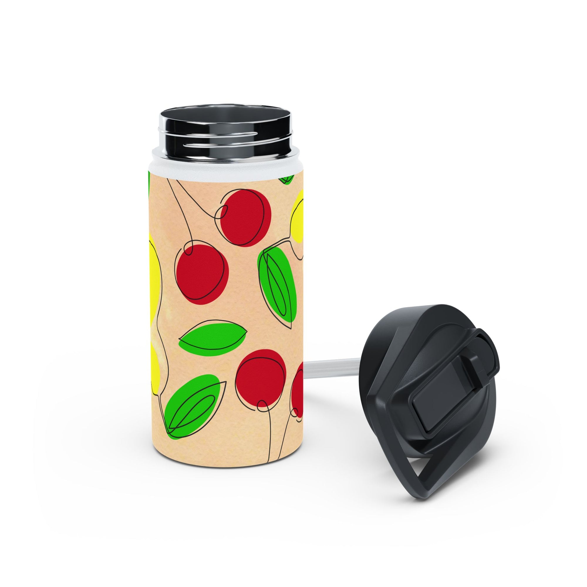 Charming Fruit Pattern Water Bottle
