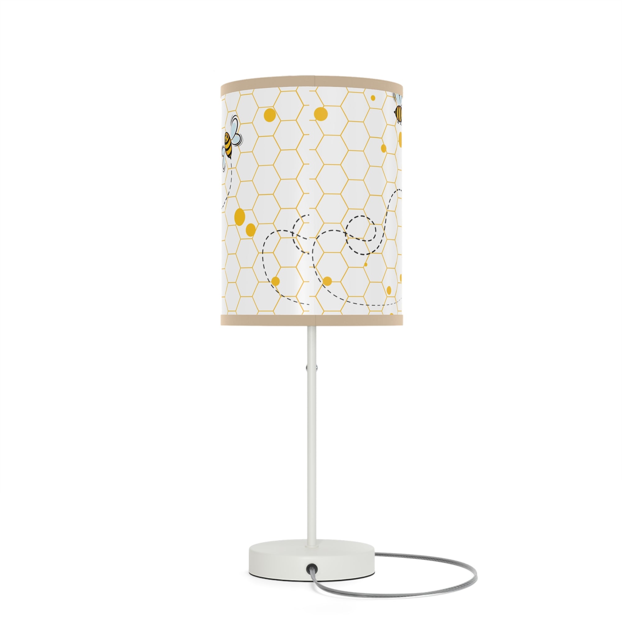 Chic Bee-Themed Table Lamp