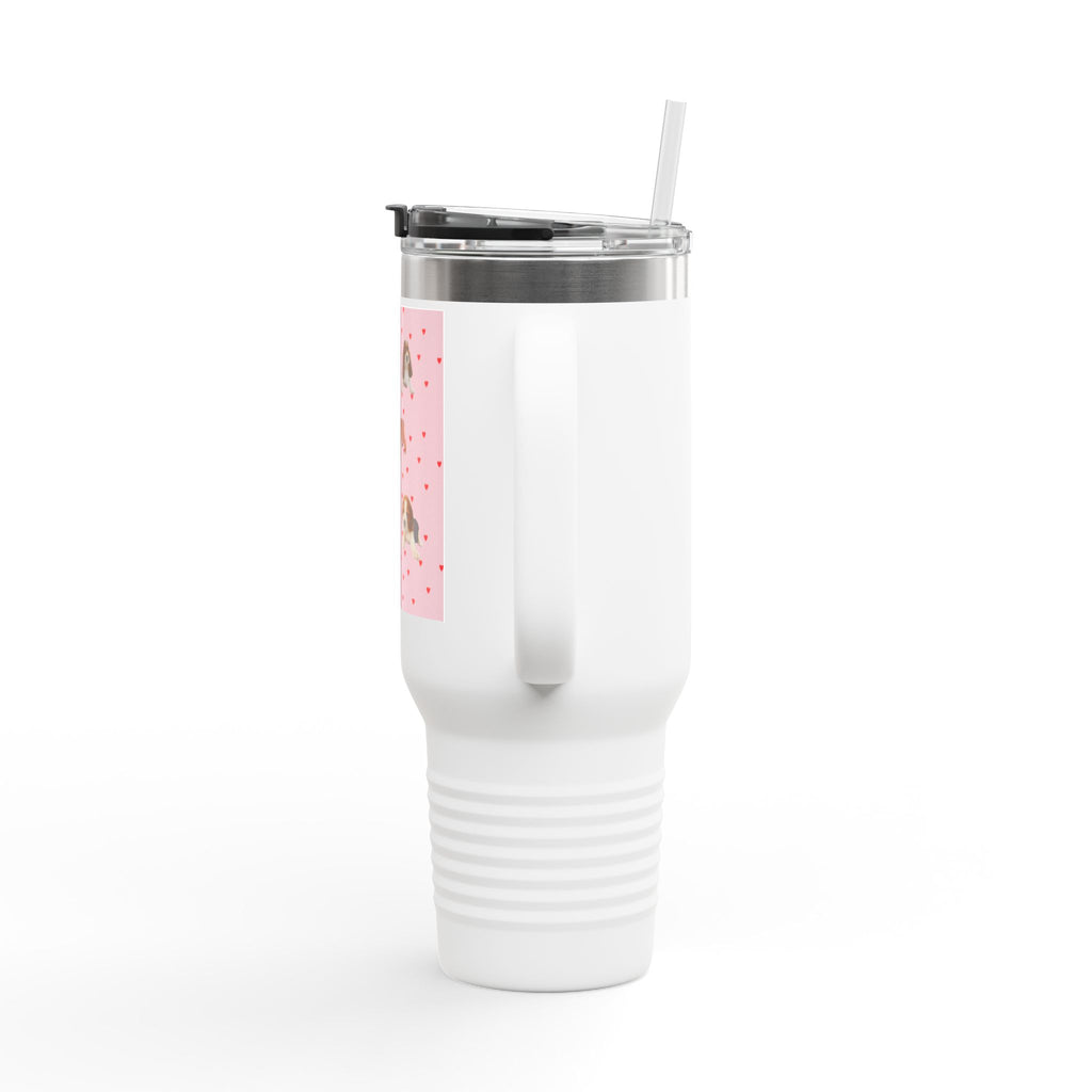 Cute Pet-Themed Insulated Travel Mug, 40oz
