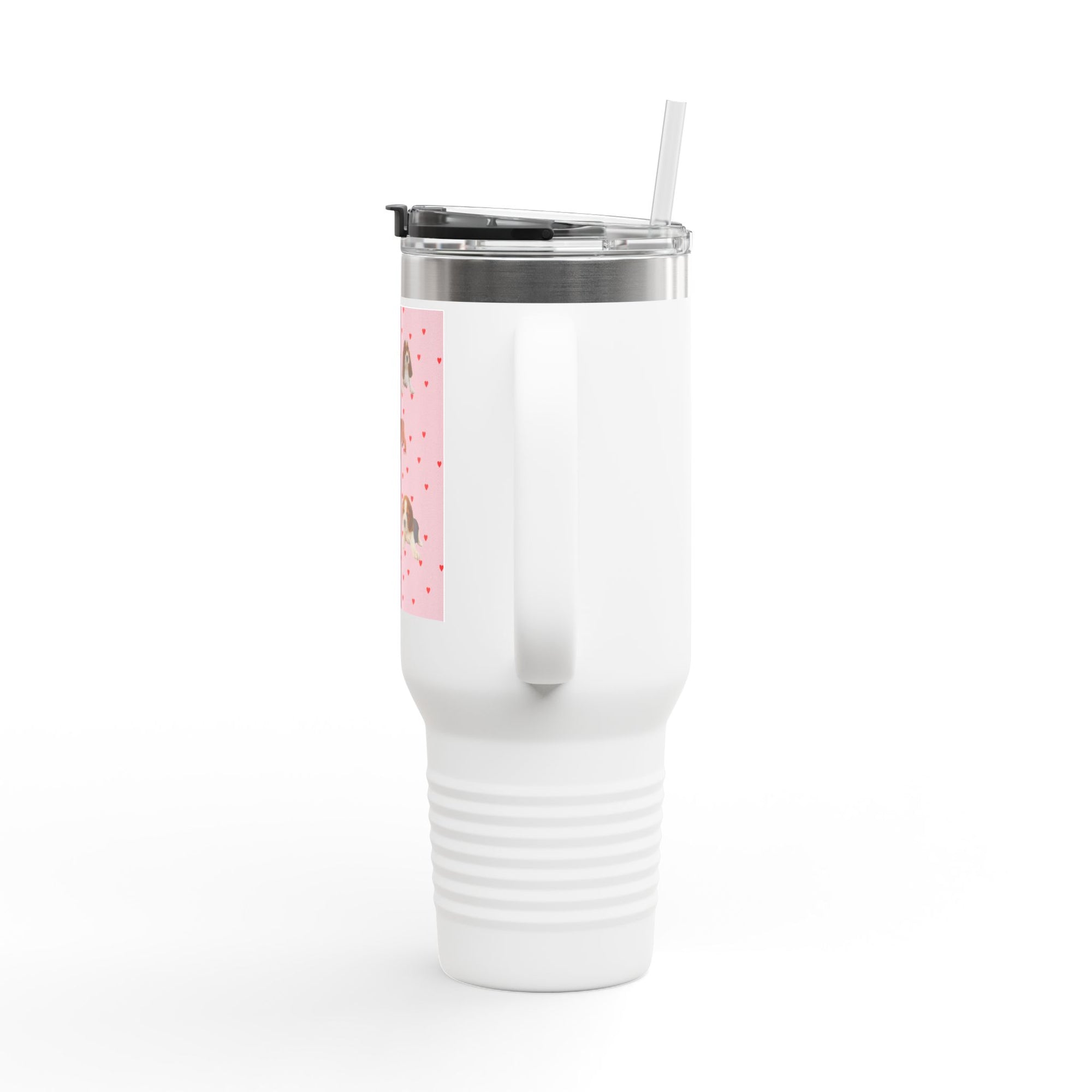 Cute Pet-Themed Insulated Travel Mug, 40oz