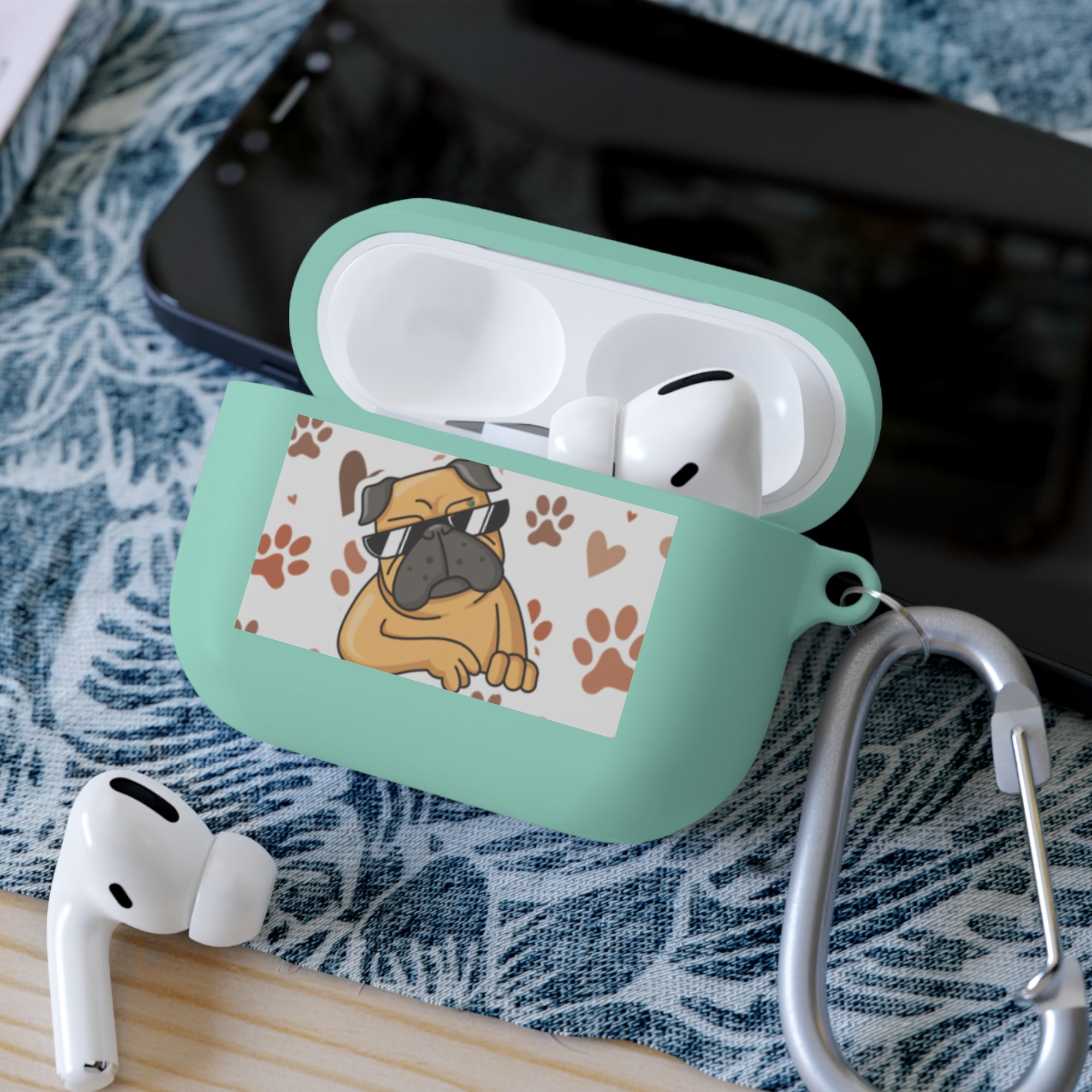 Cute Dog Paw Print AirPods Case Cover