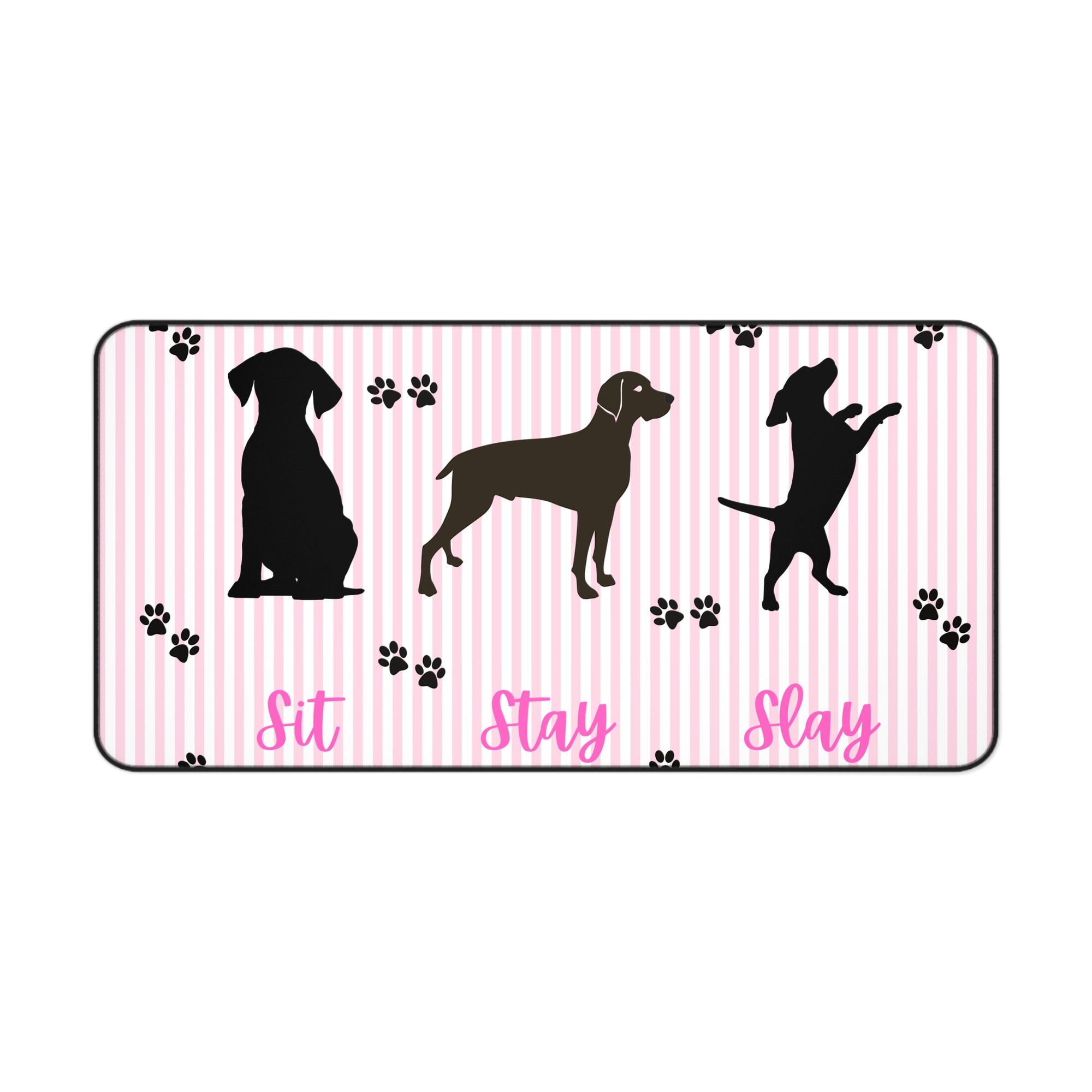 Charming Dog Themed Desk Mat