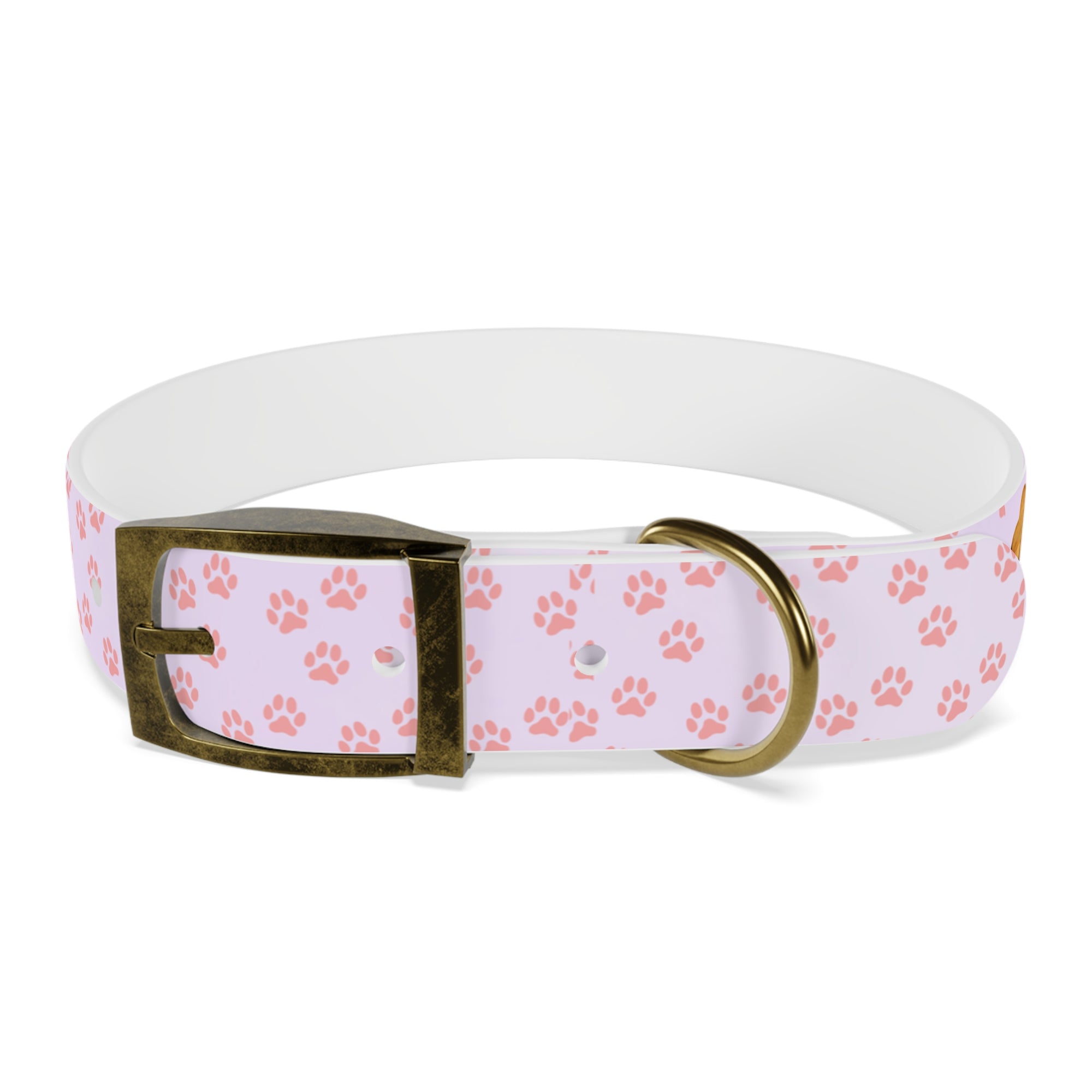 Charming Pet Collar with Paw Print Design