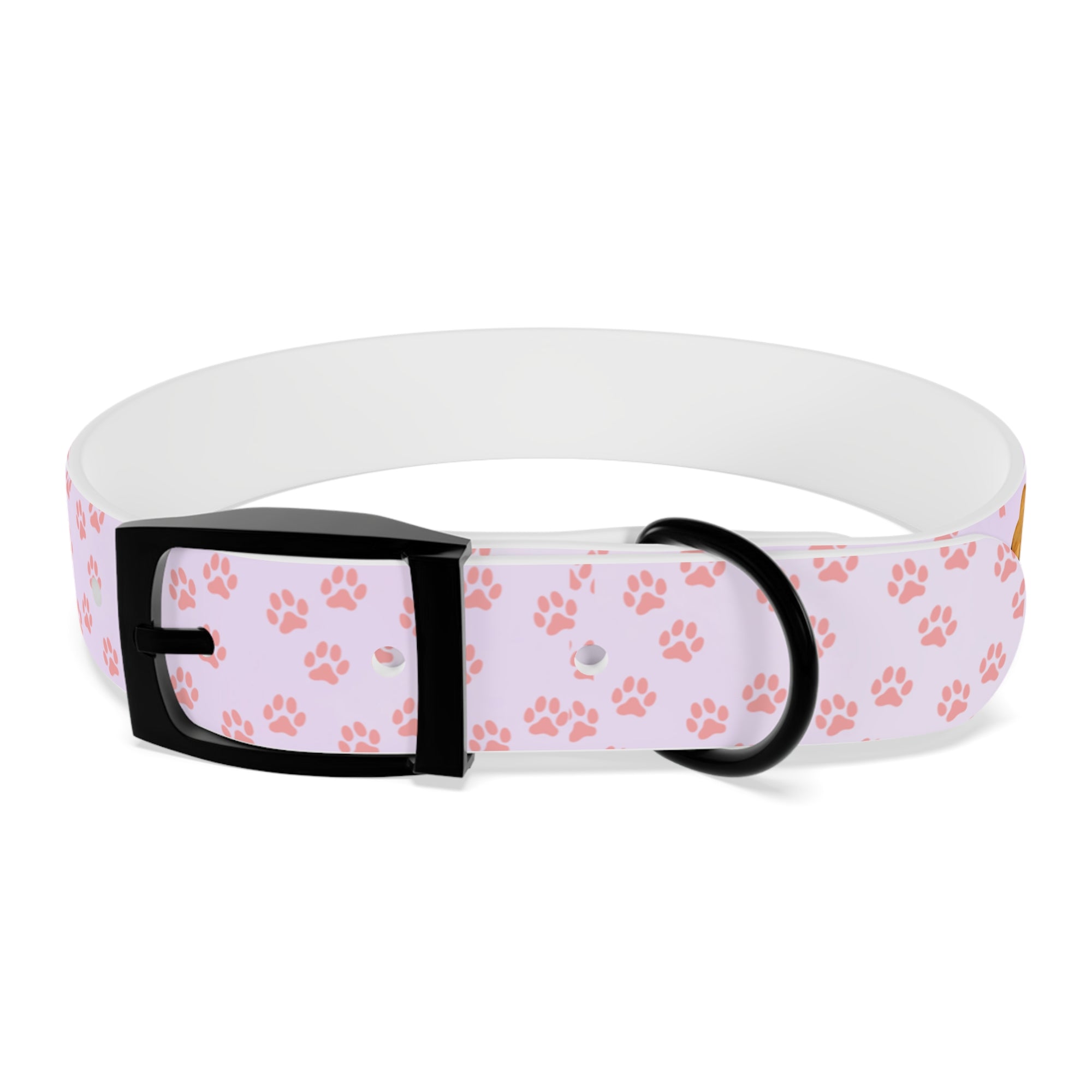 Charming Pet Collar with Paw Print Design