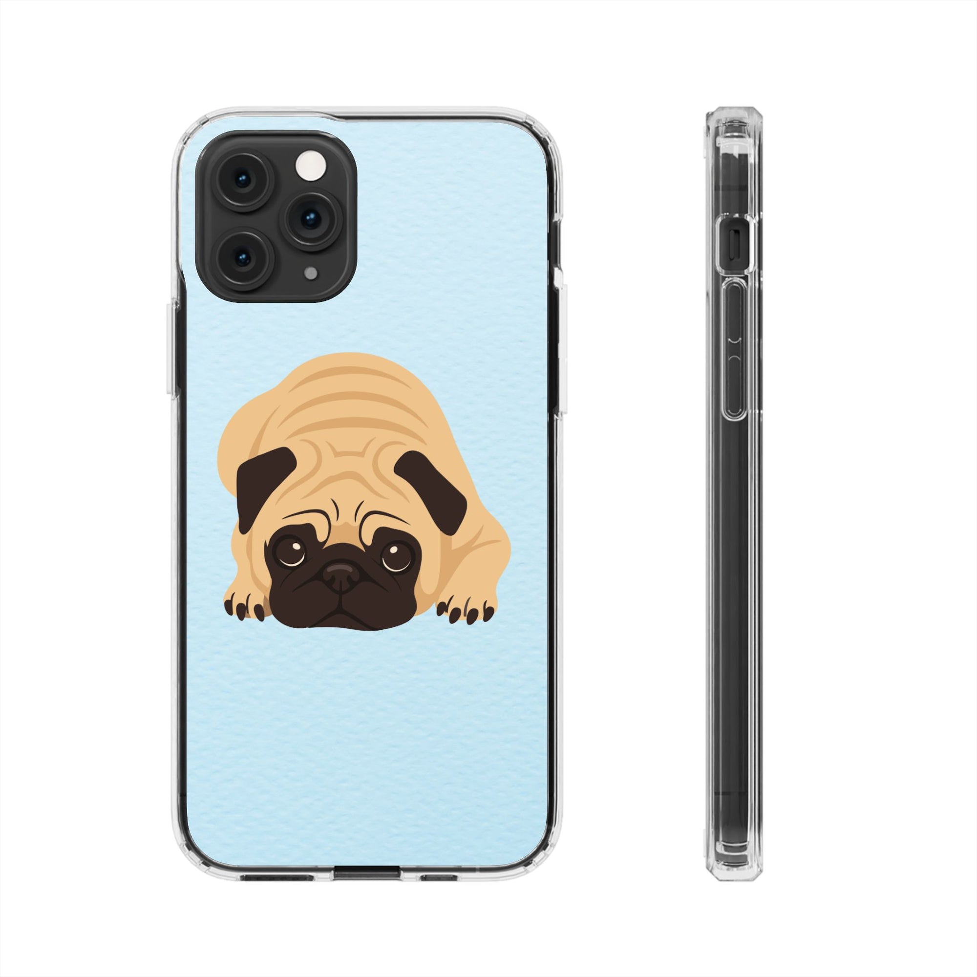Clear Cute Puppy Impact-Resistant Cases