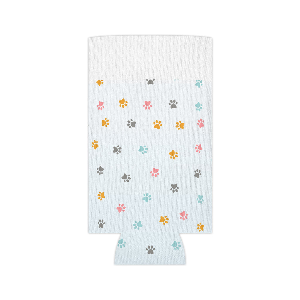 Paw Print Can Cooler