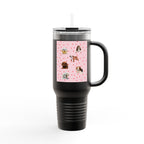 Cute Pet-Themed Insulated Travel Mug, 40oz