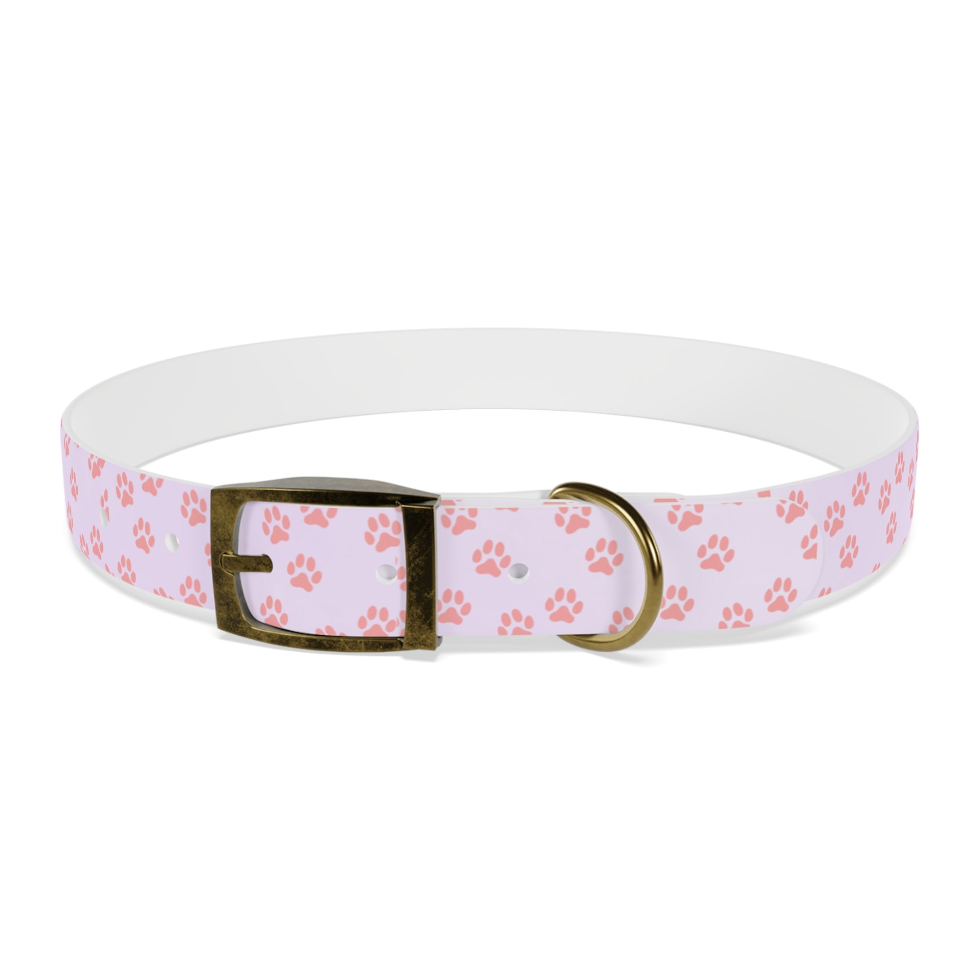 Charming Pet Collar with Paw Print Design