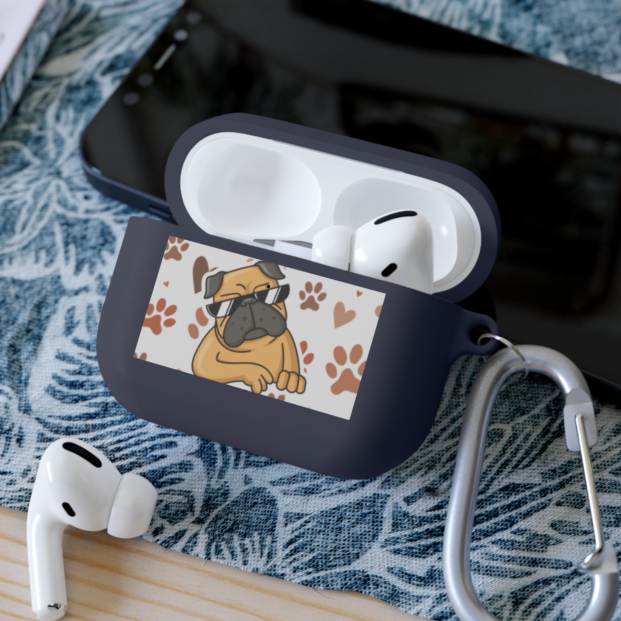 Cute Dog Paw Print AirPods Case Cover