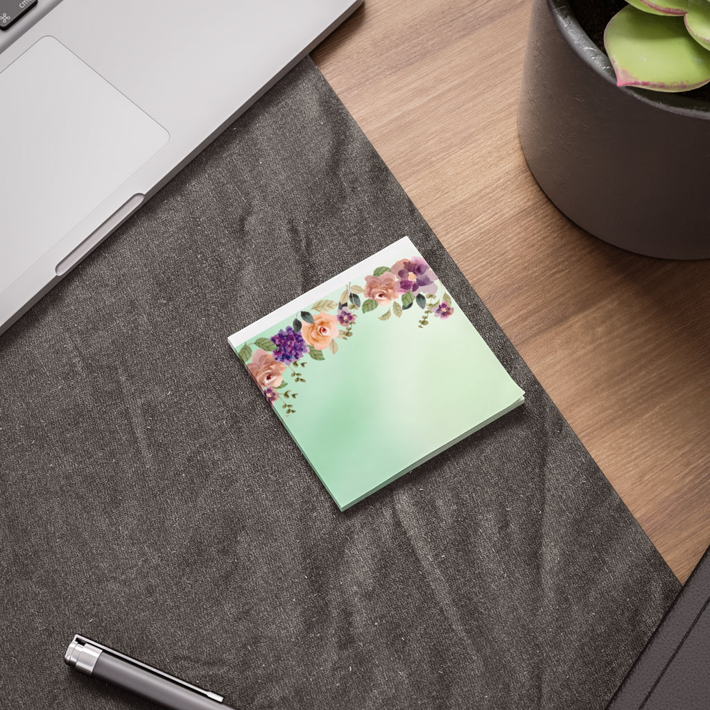 Floral Themed Post-it Note Pads
