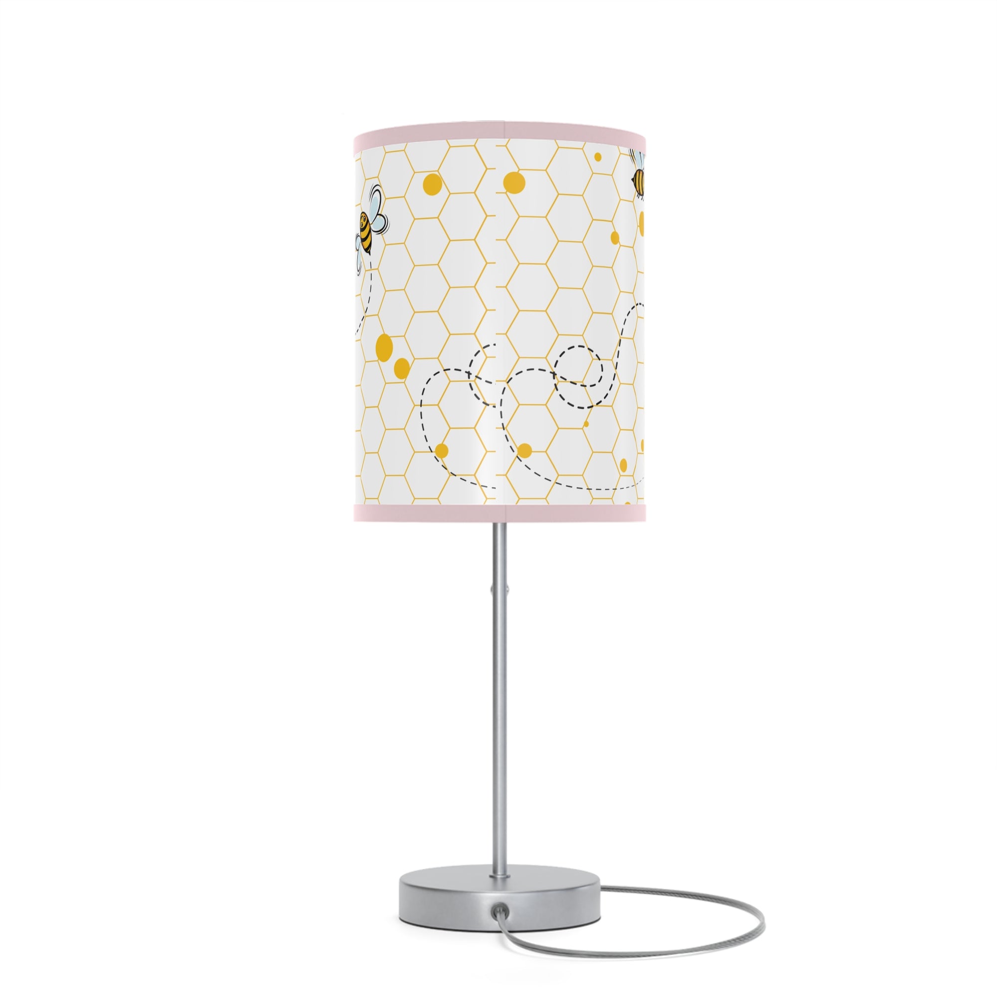 Chic Bee-Themed Table Lamp