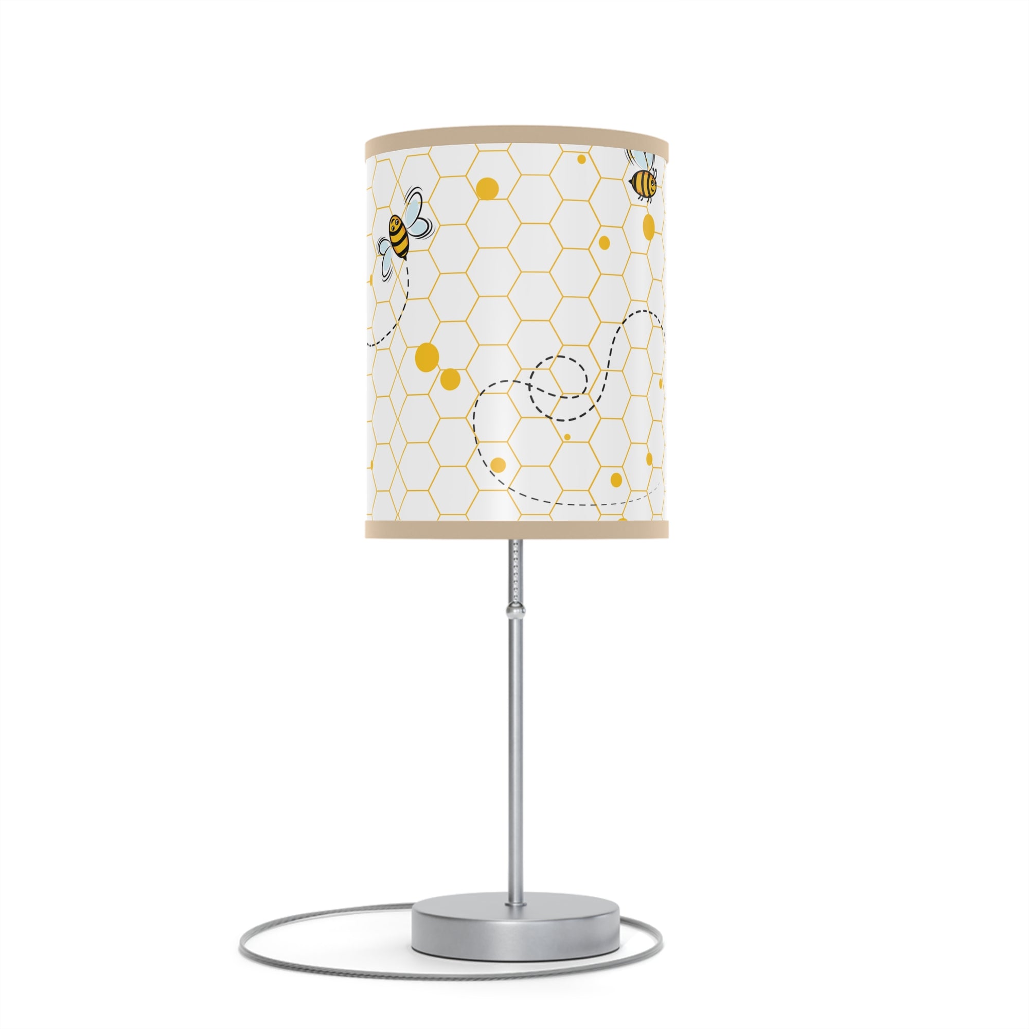 Chic Bee-Themed Table Lamp