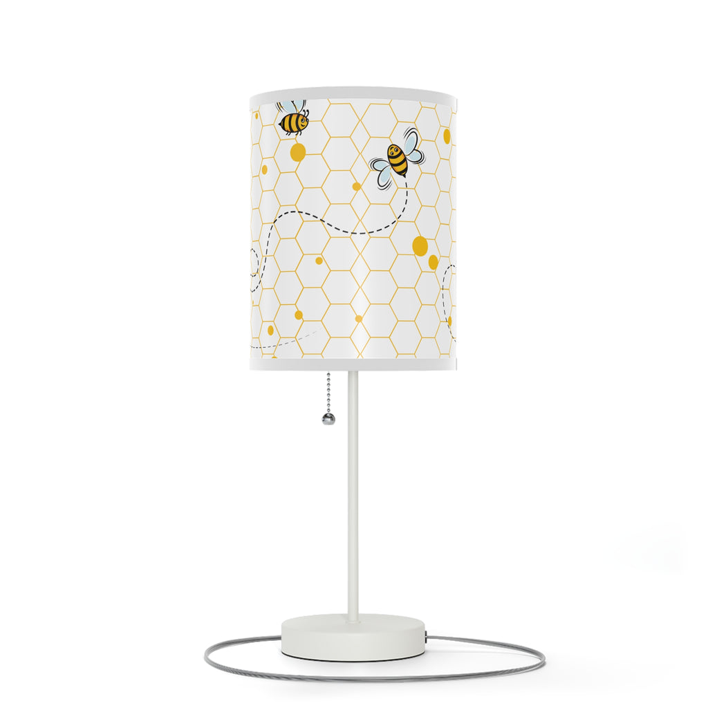 Chic Bee-Themed Table Lamp