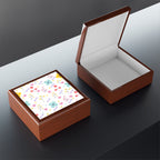 Colorful Floral Jewelry Box