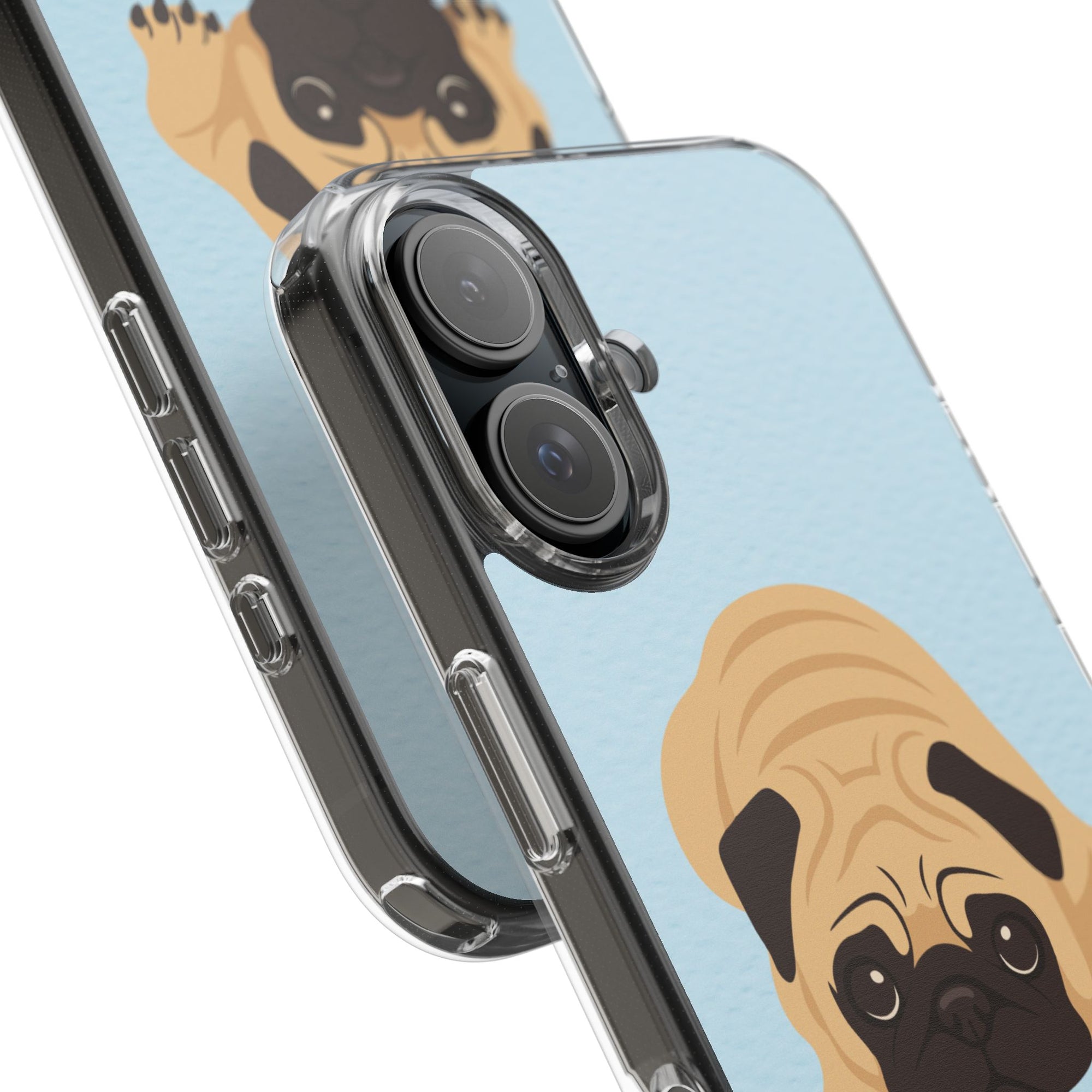 Clear Cute Puppy Impact-Resistant Cases