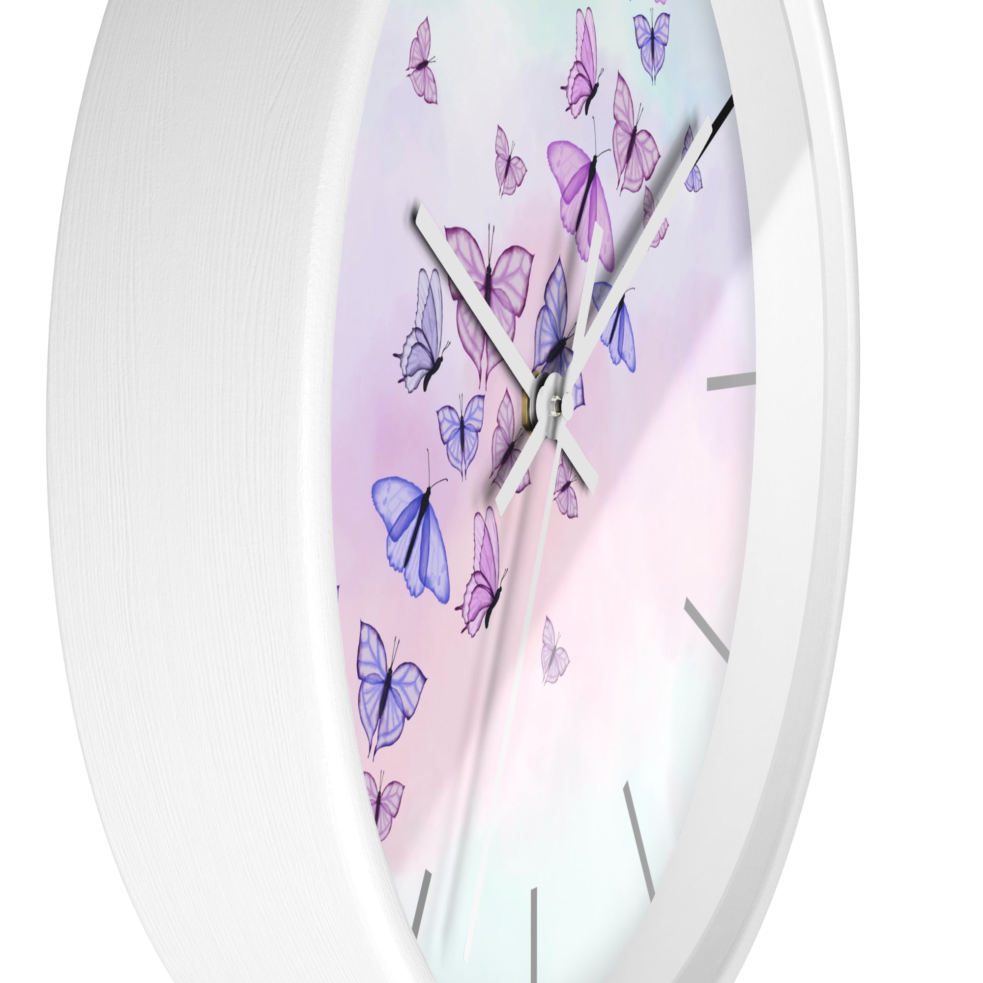 Butterfly Garden Wall Clock