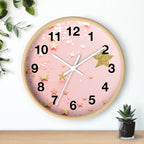 Wall Clock - Glitter & Gold