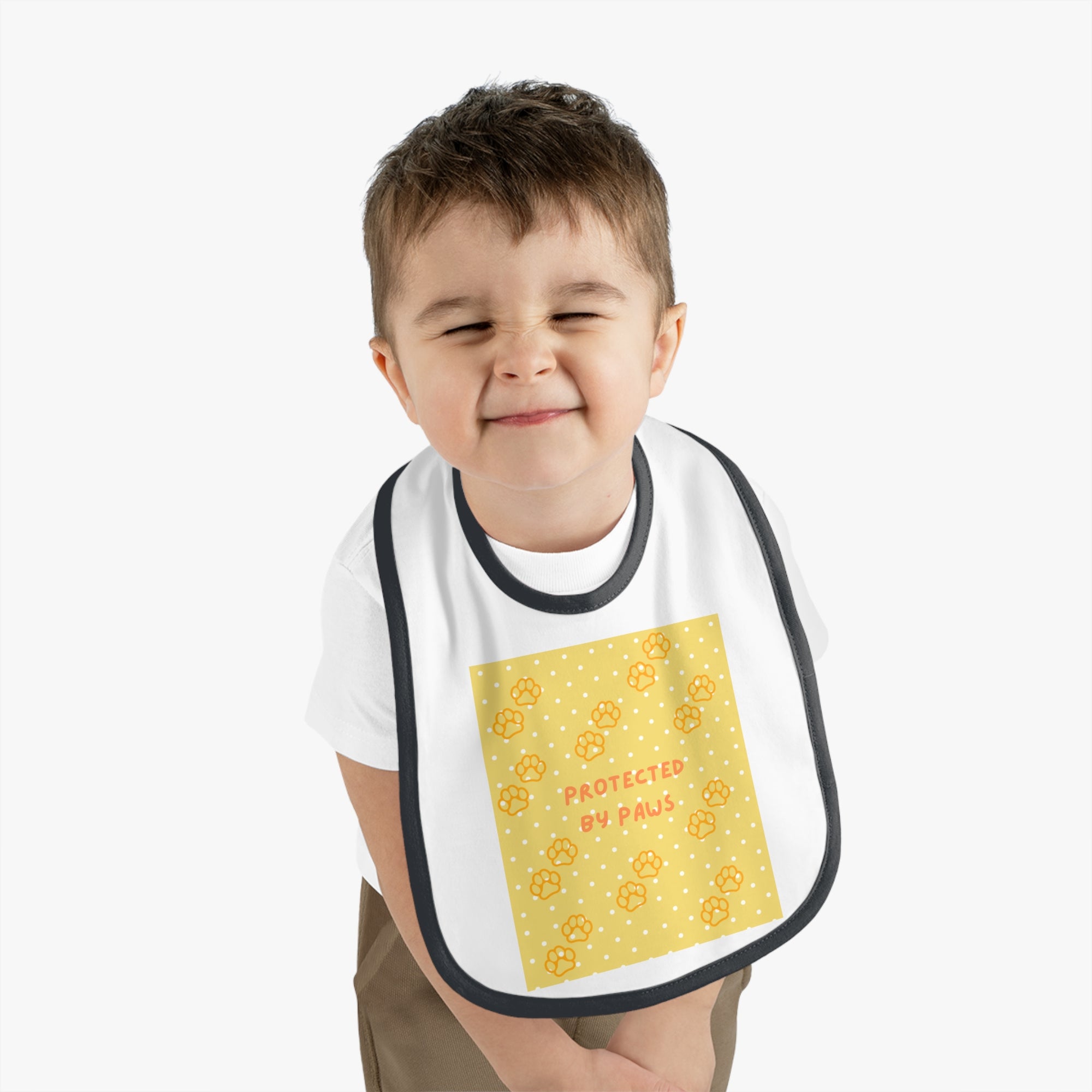 Baby Bib - Protected by Paws