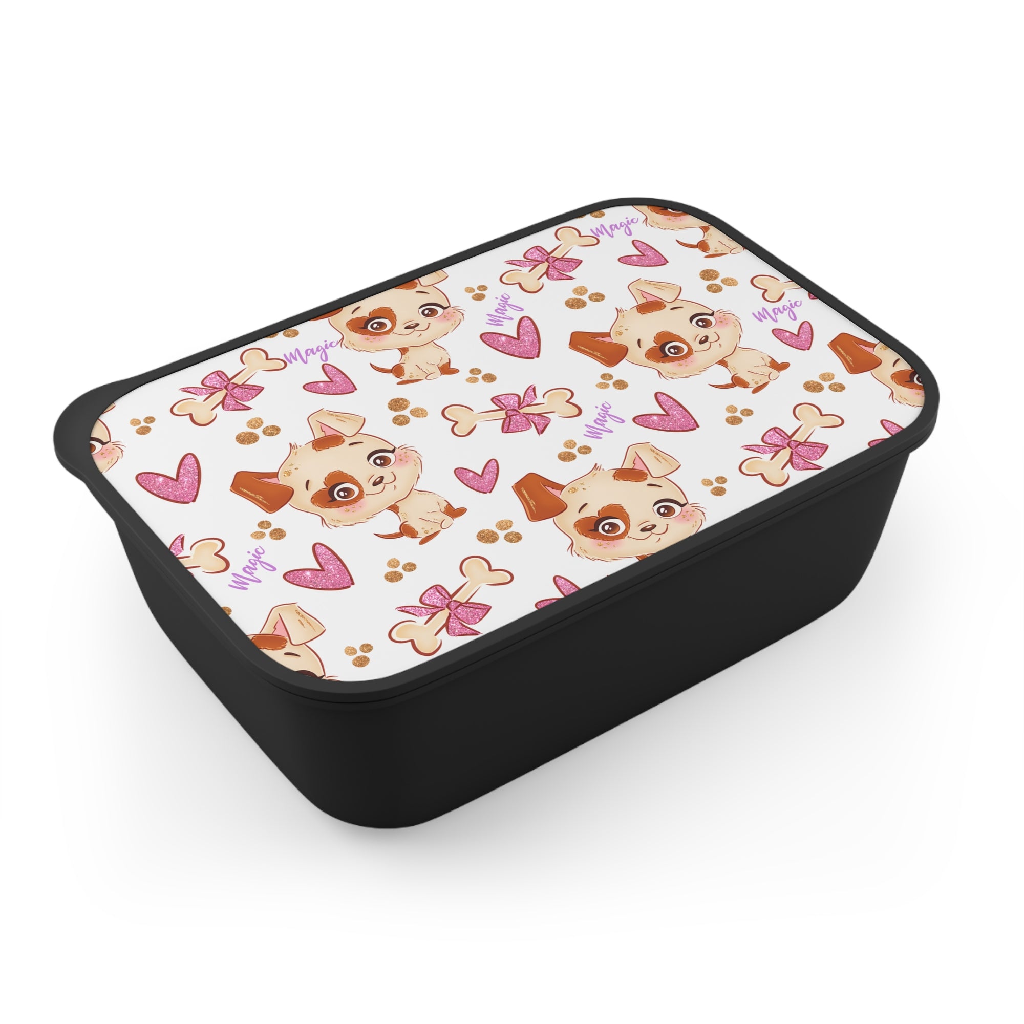 PLA Bento Box with Band and Utensils